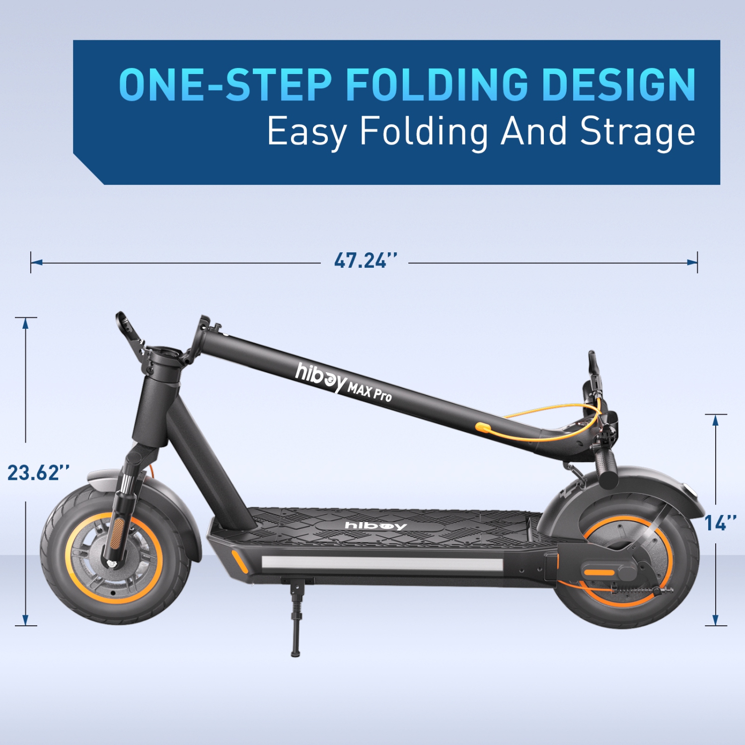 Hiboy MAX Pro Electric Scooter with Seat, 74km Range / 35km/h / 650W Motor / 11'' Pneumatic Tires / Split Hub Design / Dual Suspension / 120kg MAX