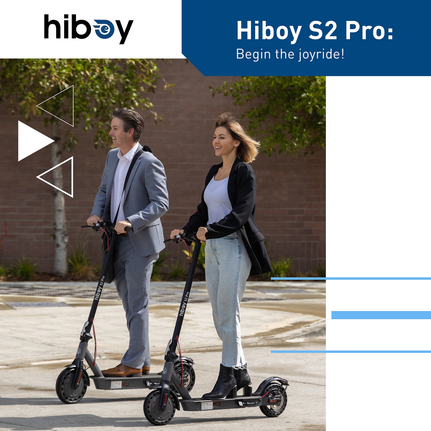 Trottinette électrique Hiboy S2 Pro avec siège pour adultes, moteur puissant 500&nbsp;W/pneus solides 10&nbsp;po/40&nbsp;km