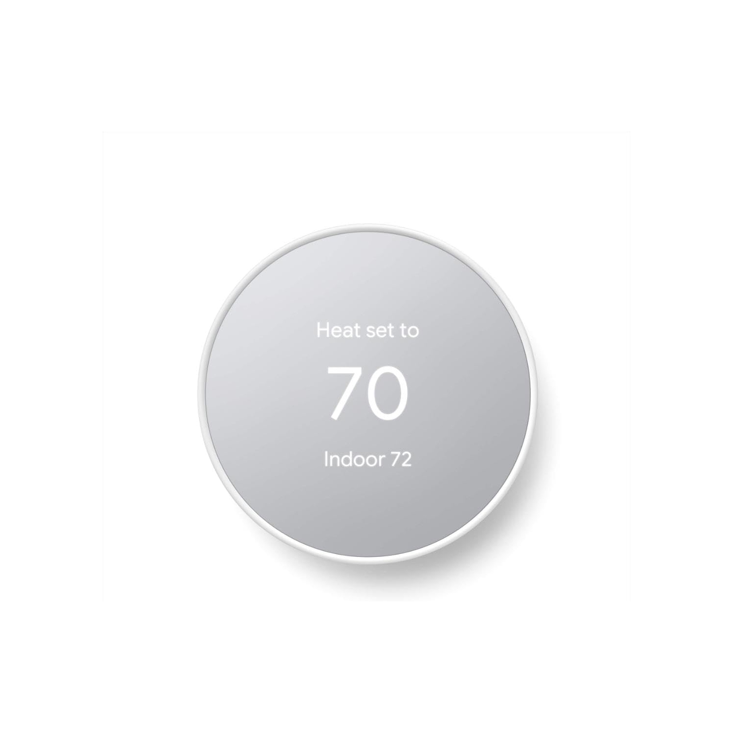 Google Nest Thermostat - Smart Thermostat for Home - Programmable WiFi Thermostat - Snow
