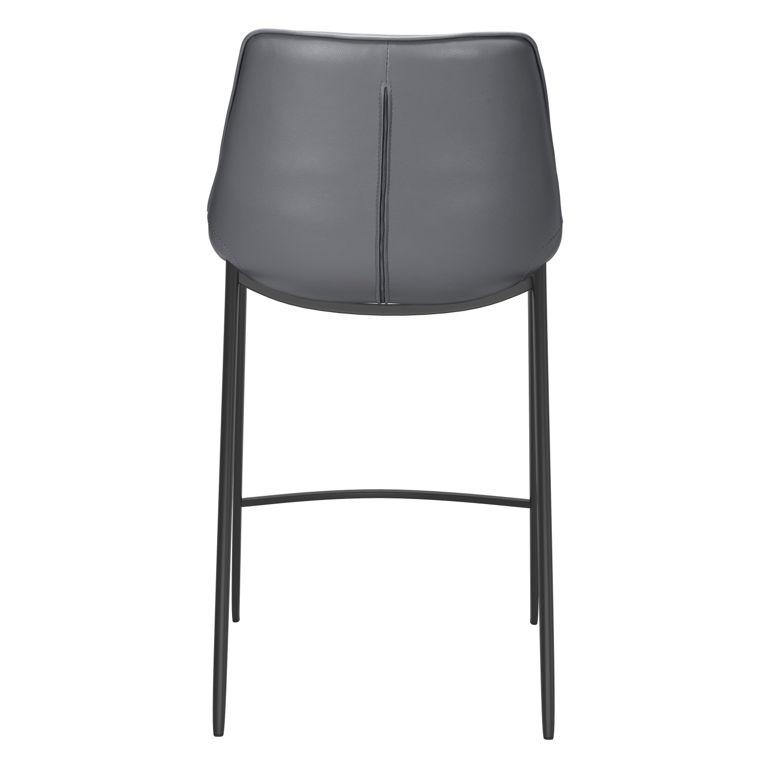 Magnus Counter Stool Dark Gray & Black
