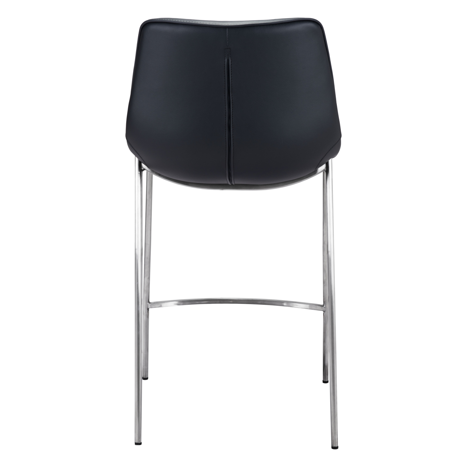 Magnus Counter Stool Black & Silver
