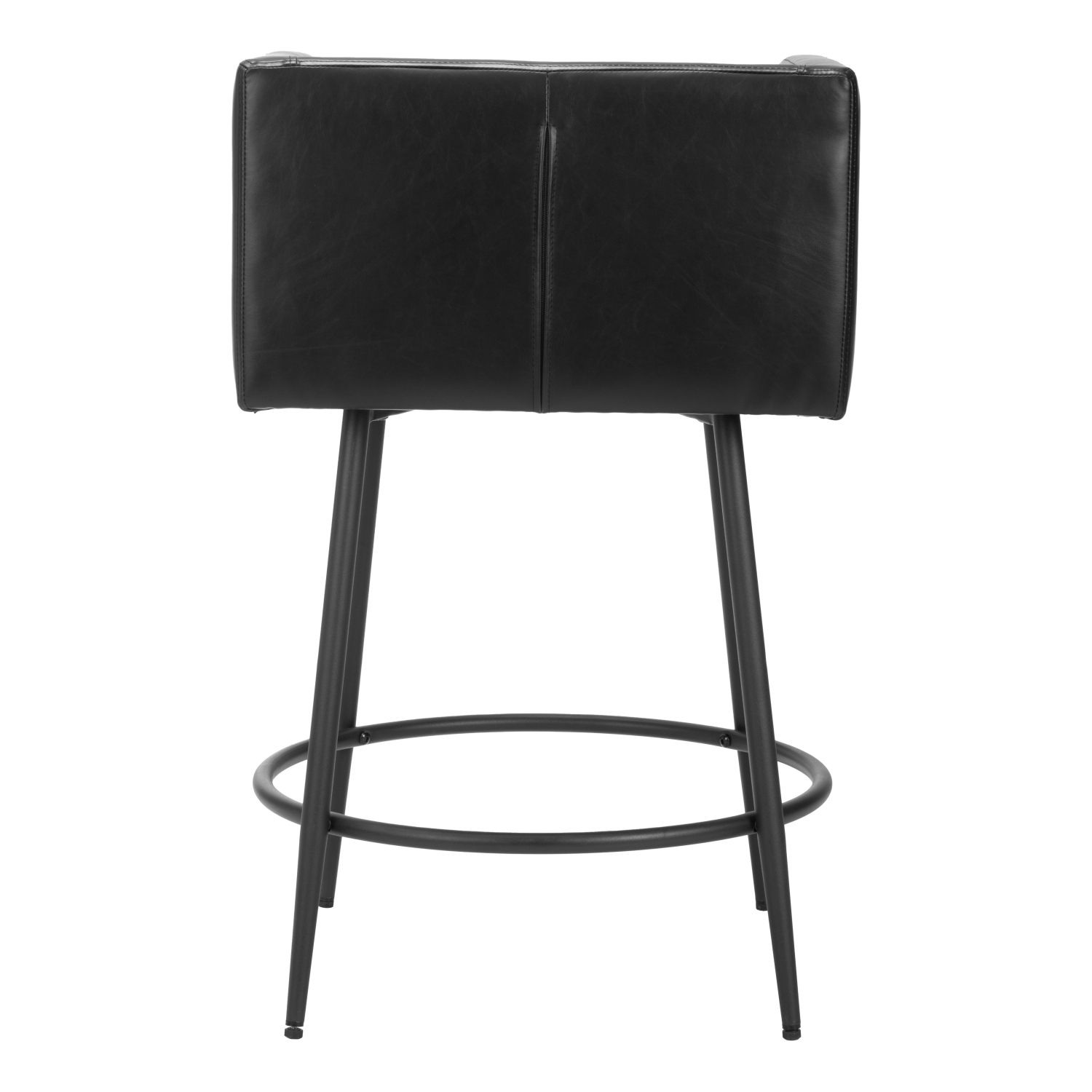 Tabouret de comptoir Horbat, noir