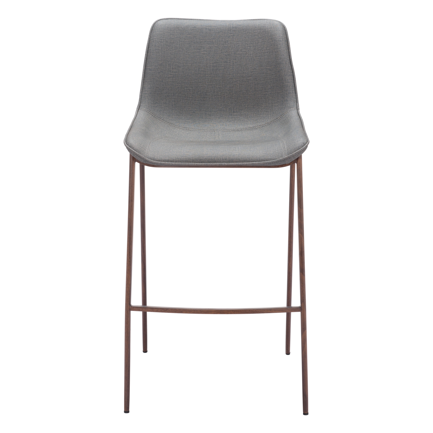 Magnus Barstool Slate Gray & Walnut