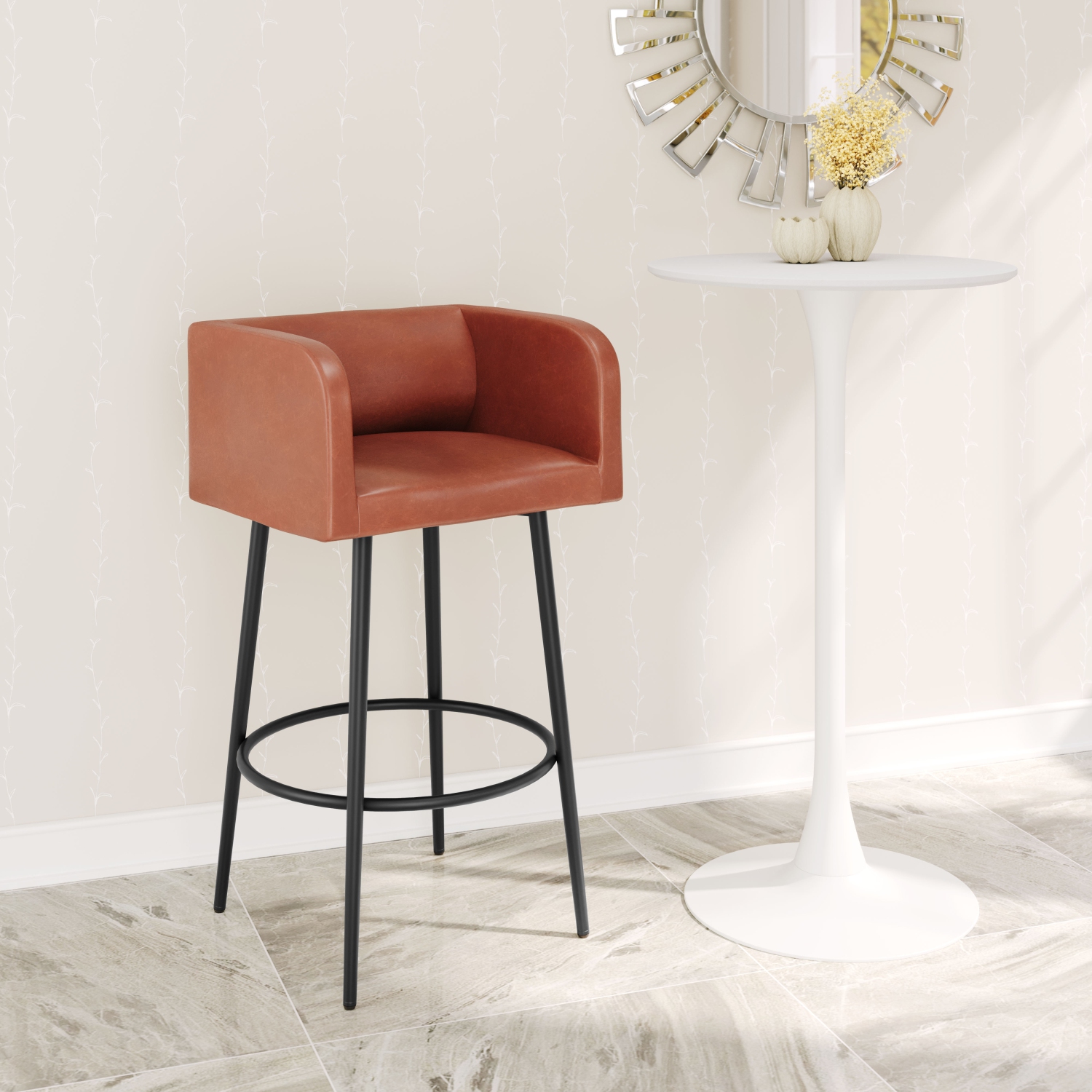 Horbat Barstool Brown
