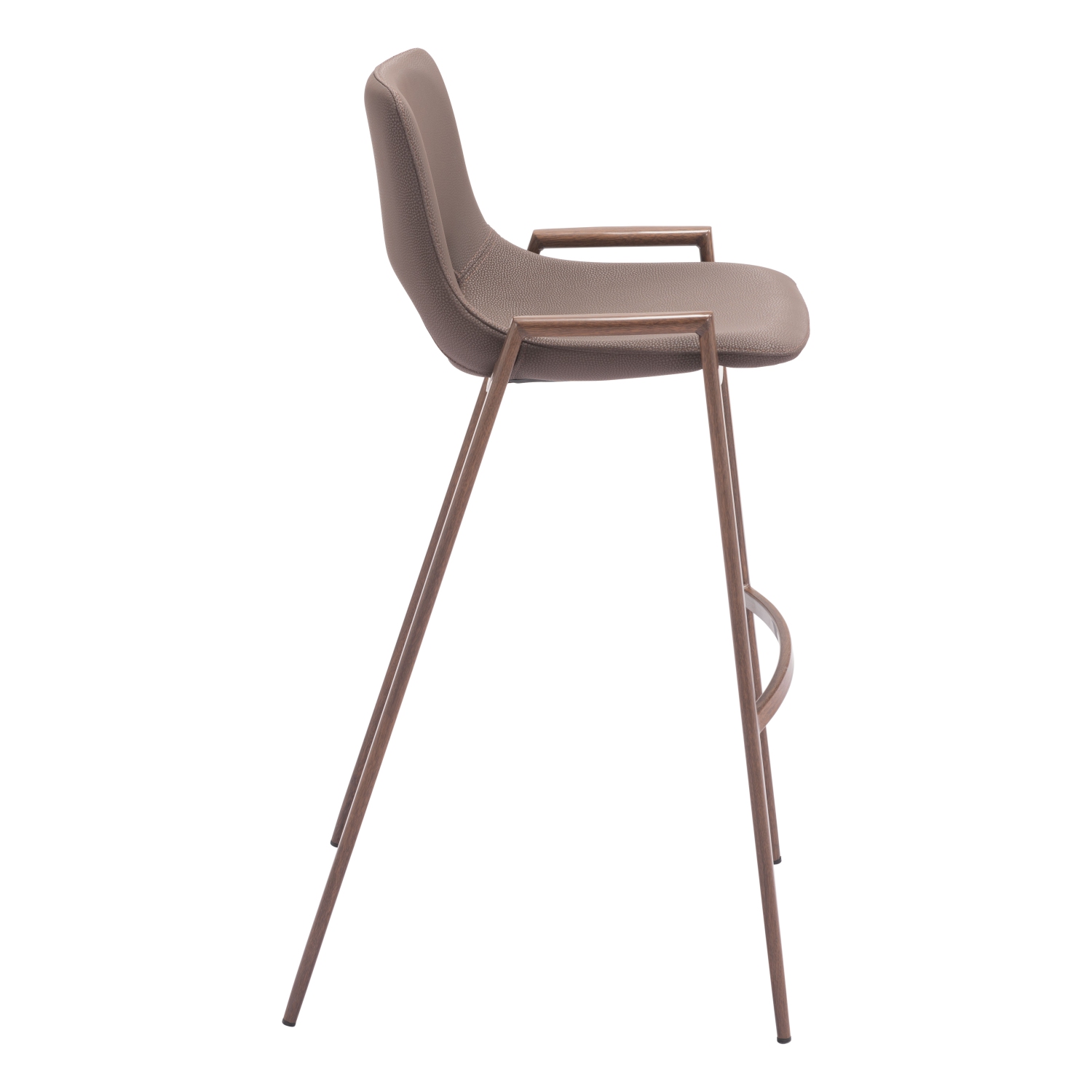 Desi Barstool Brown & Walnut
