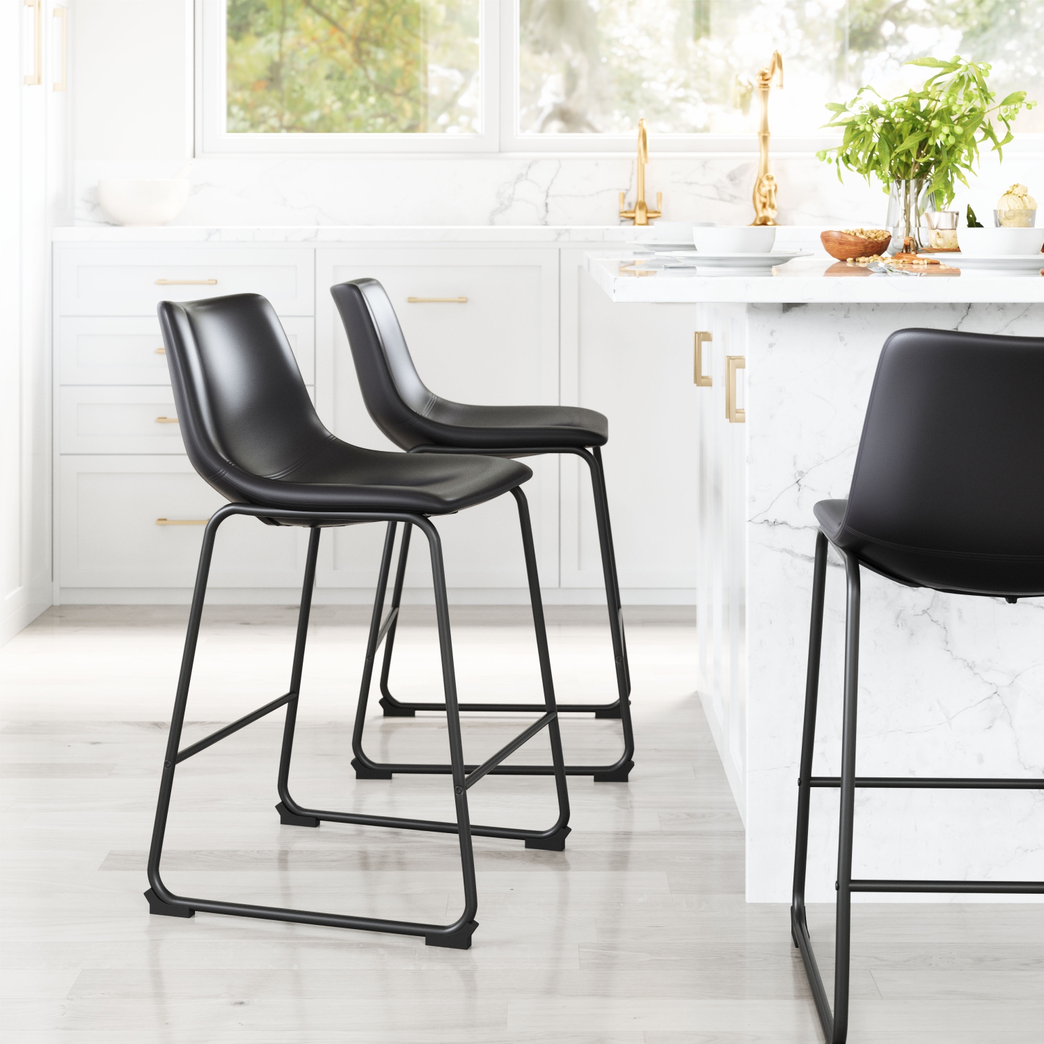 Smart Counter Stool Black