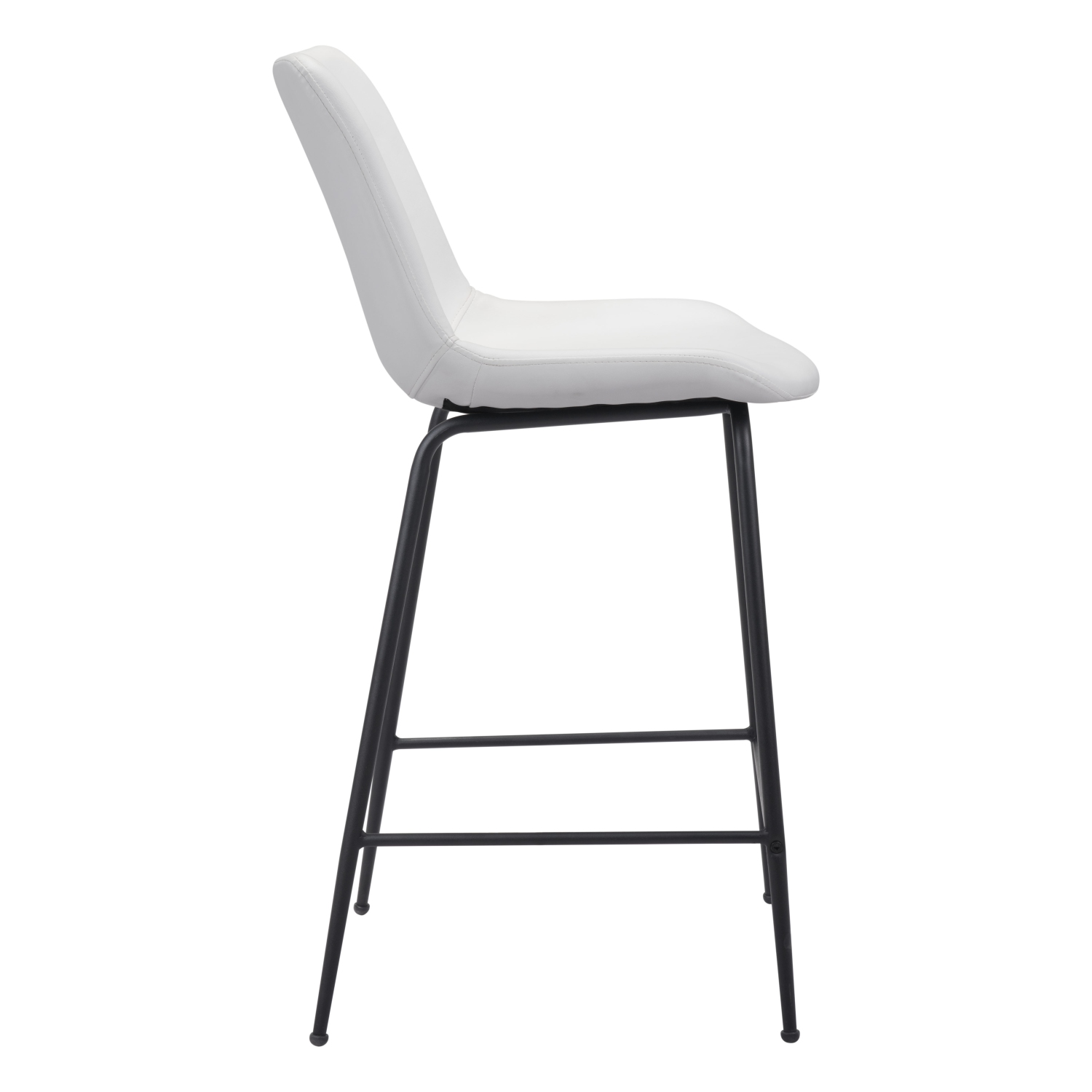 Tabouret de comptoir Byron blanc