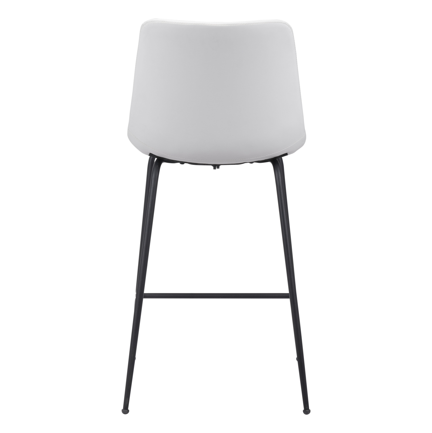 Tabouret de comptoir Byron blanc