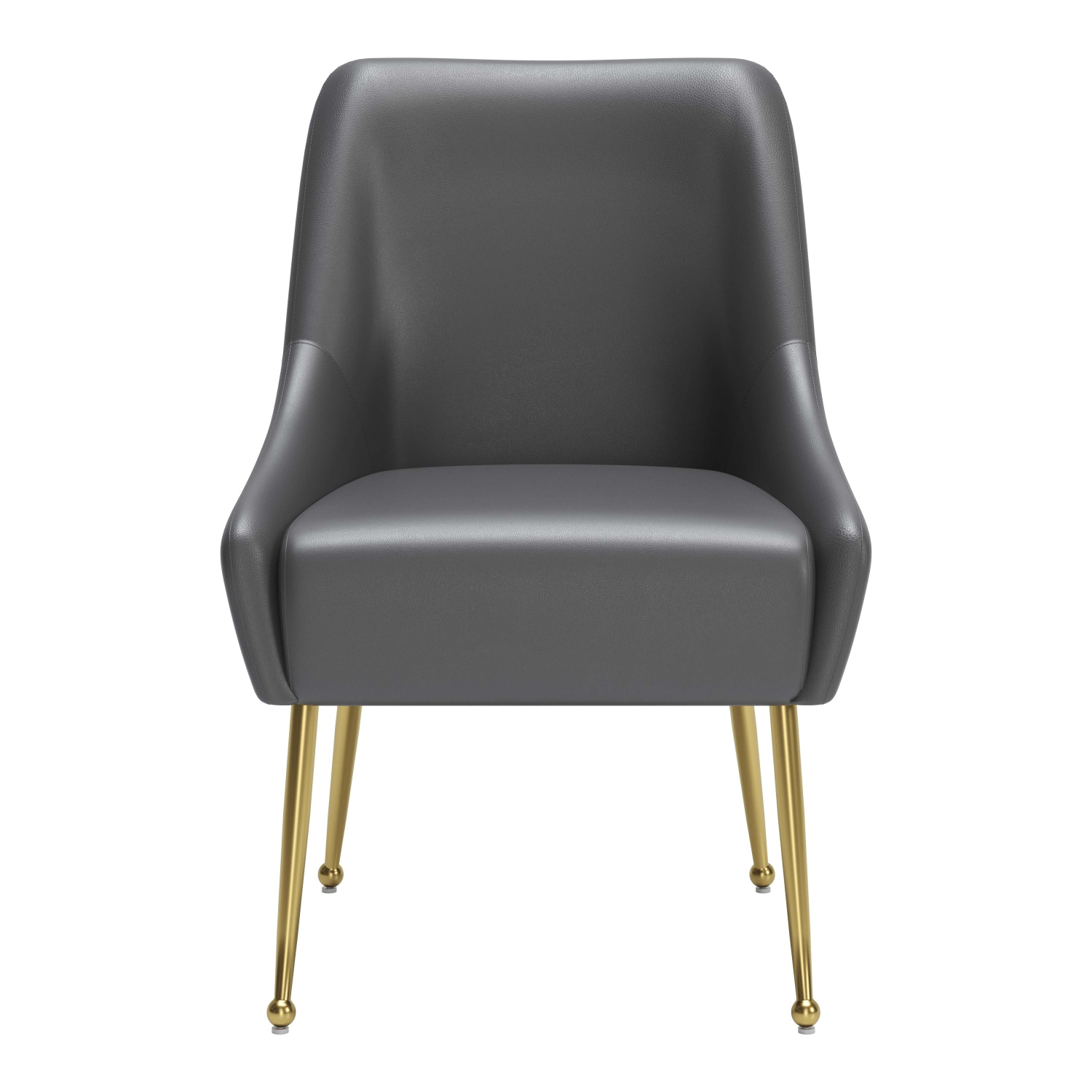 Maxine Dining Chair Gray & Gold