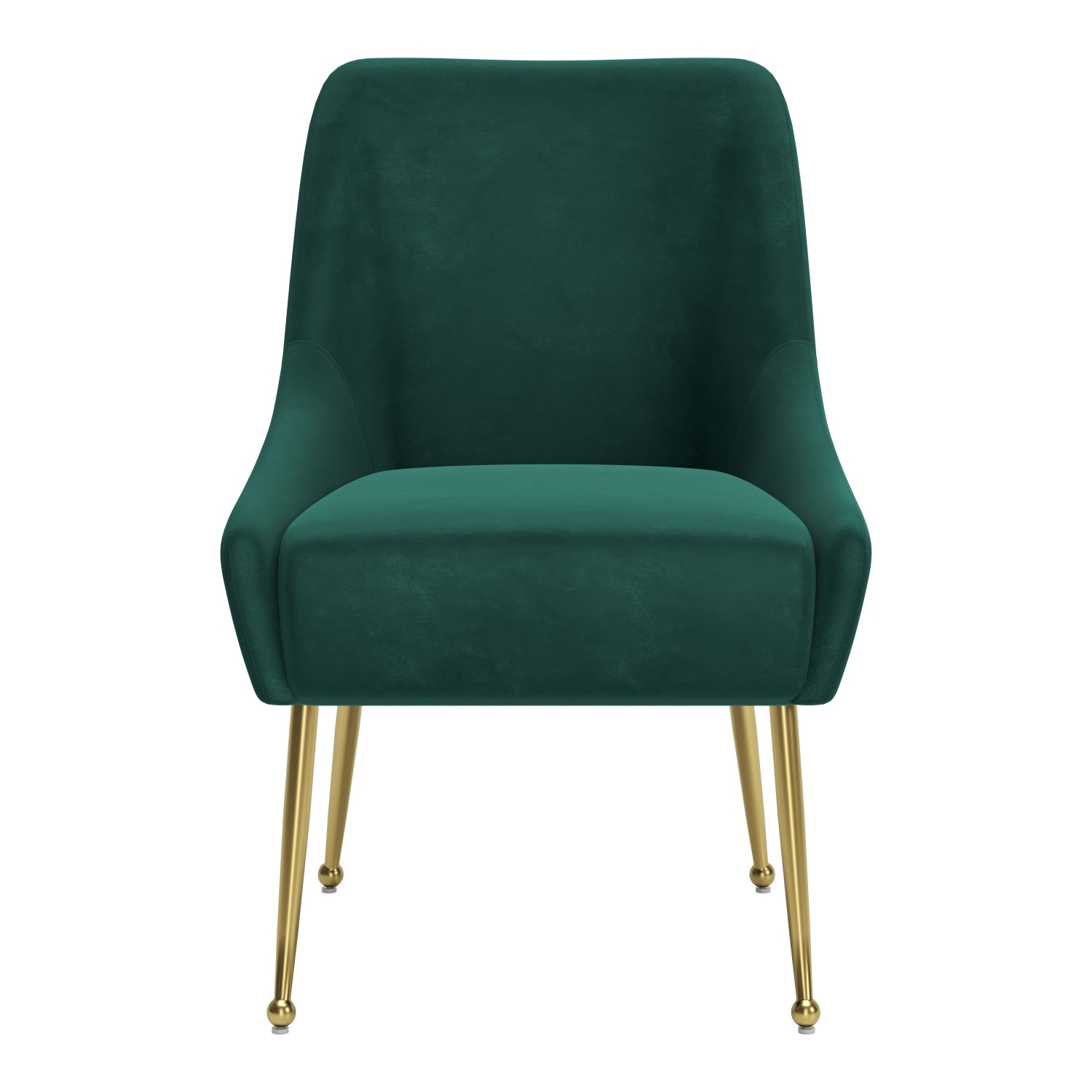 Maxine Dining Chair Green & Gold