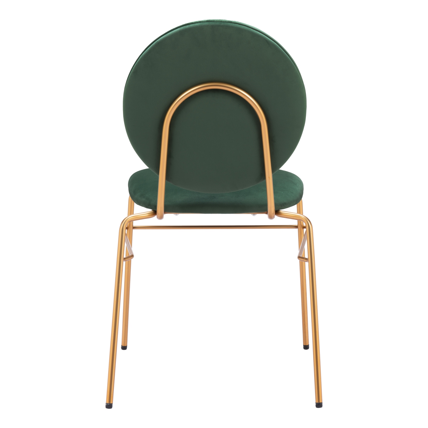 Odessa Dining Chair Green & Gold