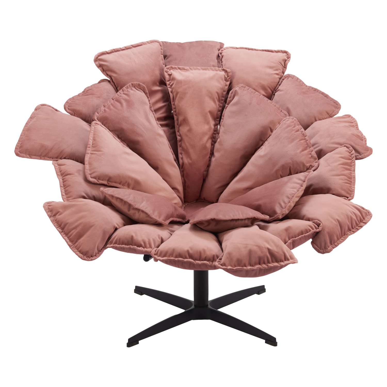 Fauteuil d'appoint Kipas rose