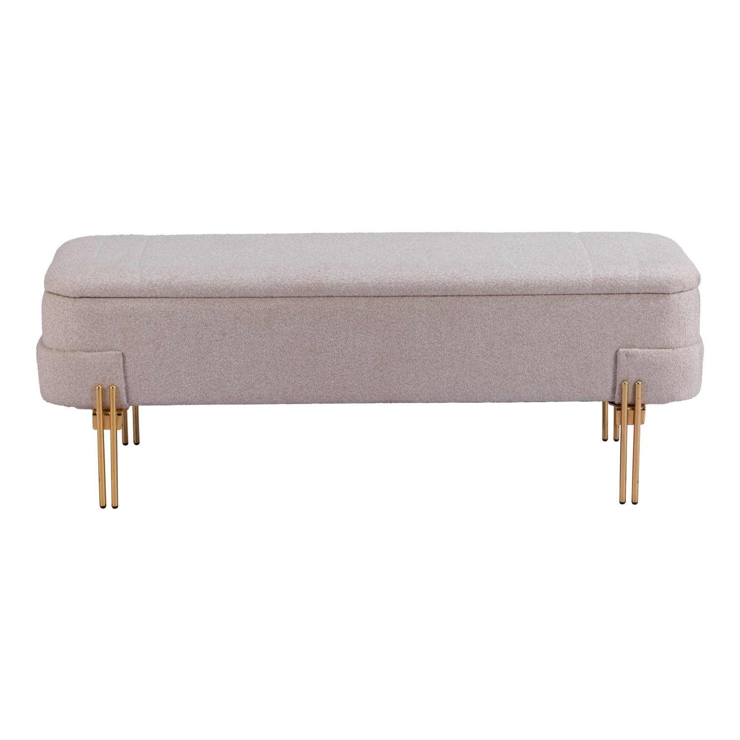 Lebreton Storage Bench Oatmeal Beige