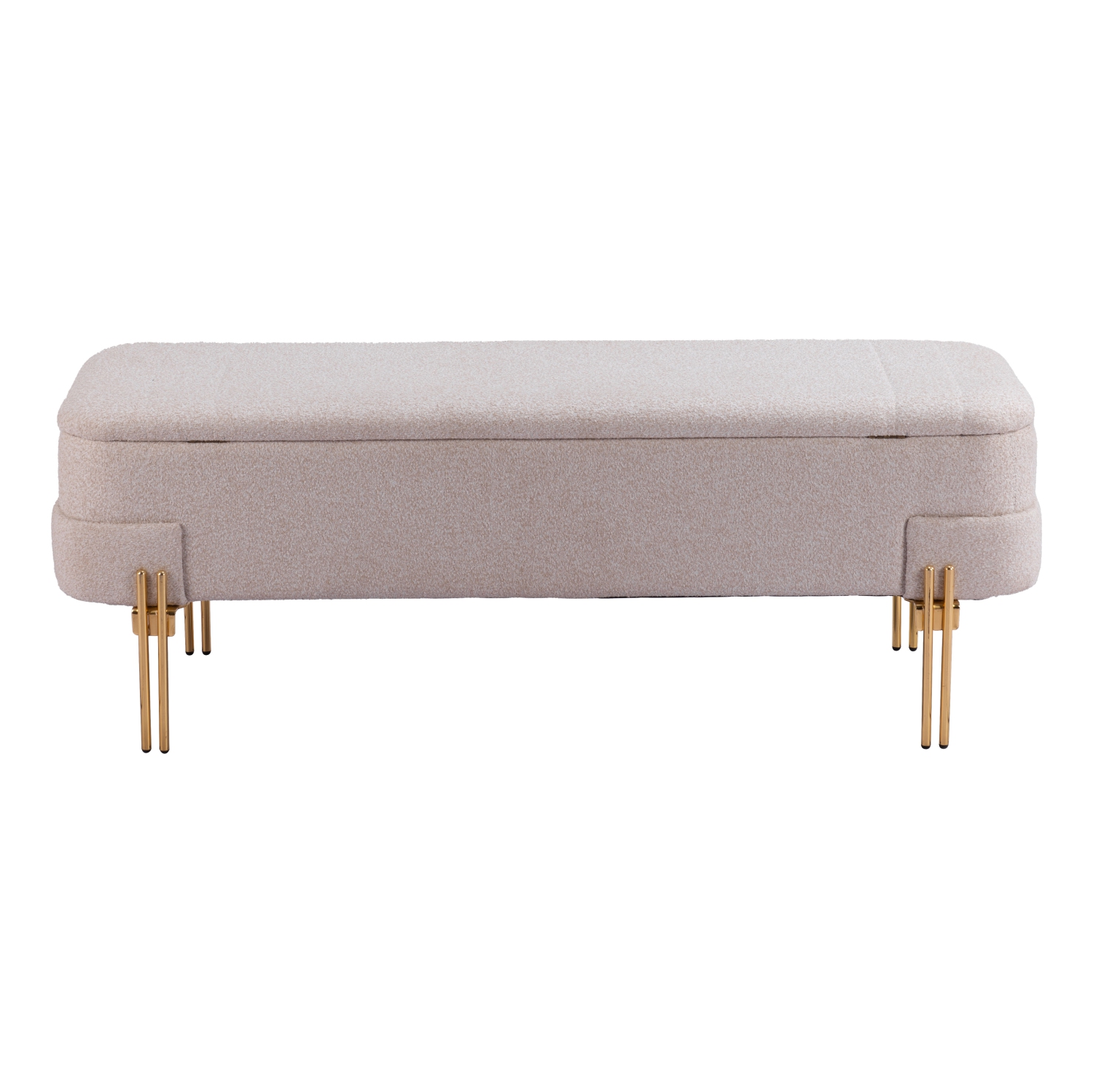 Lebreton Storage Bench Oatmeal Beige