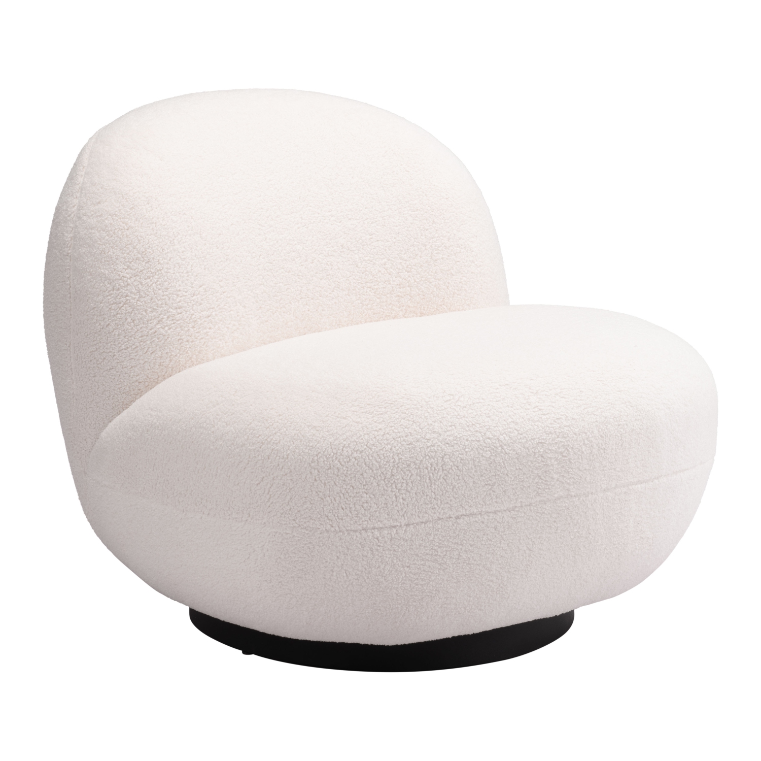 Fauteuil d'appoint Myanmar, crème
