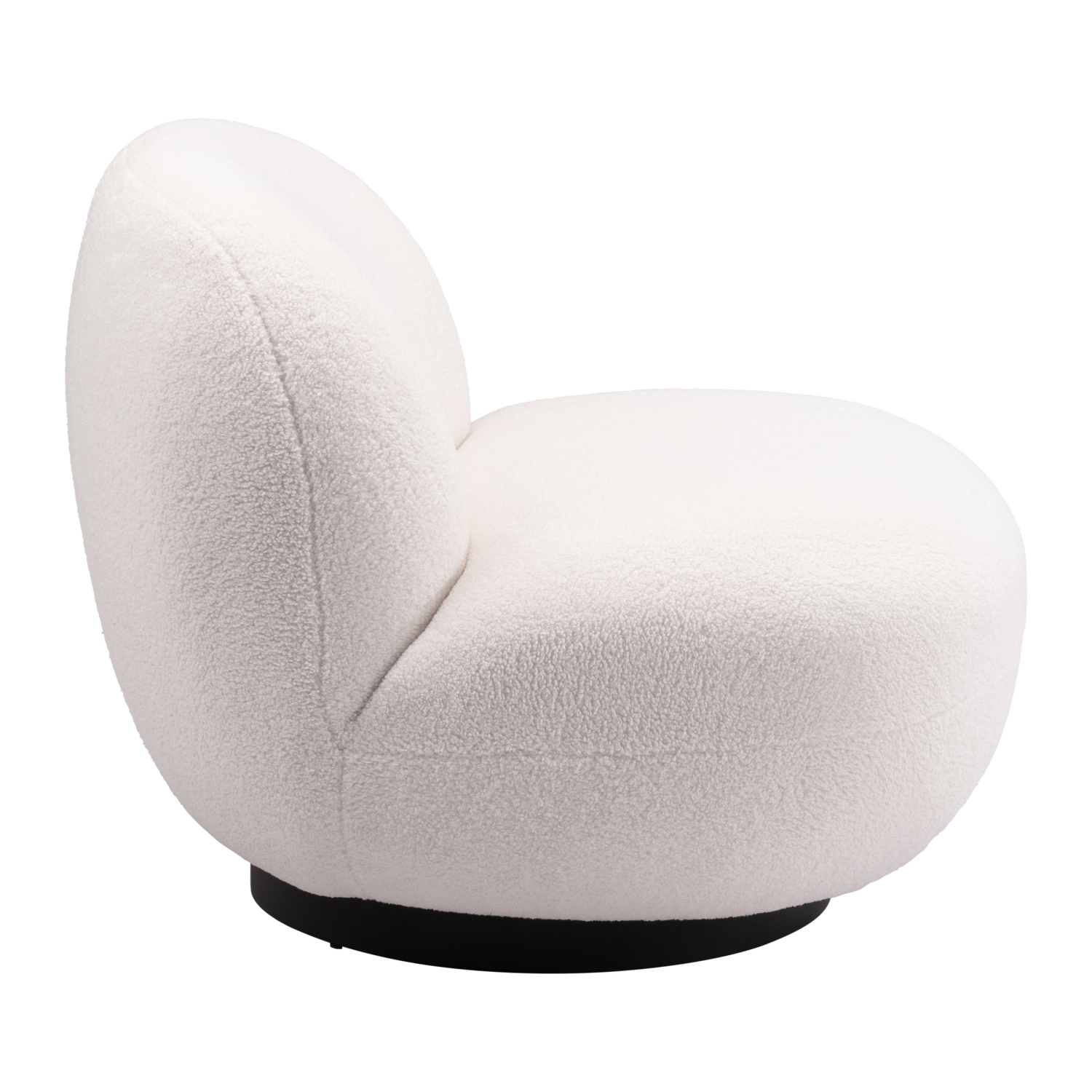 Fauteuil d'appoint Myanmar, crème