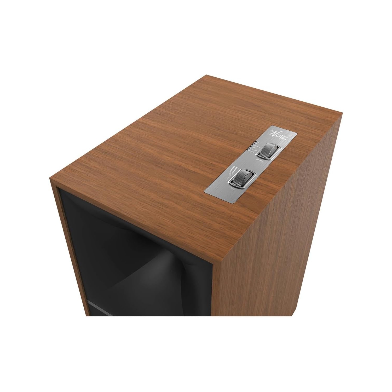 Open Box - Klipsch The Nines 240-Watt Bookshelf Speaker - Pair - Walnut