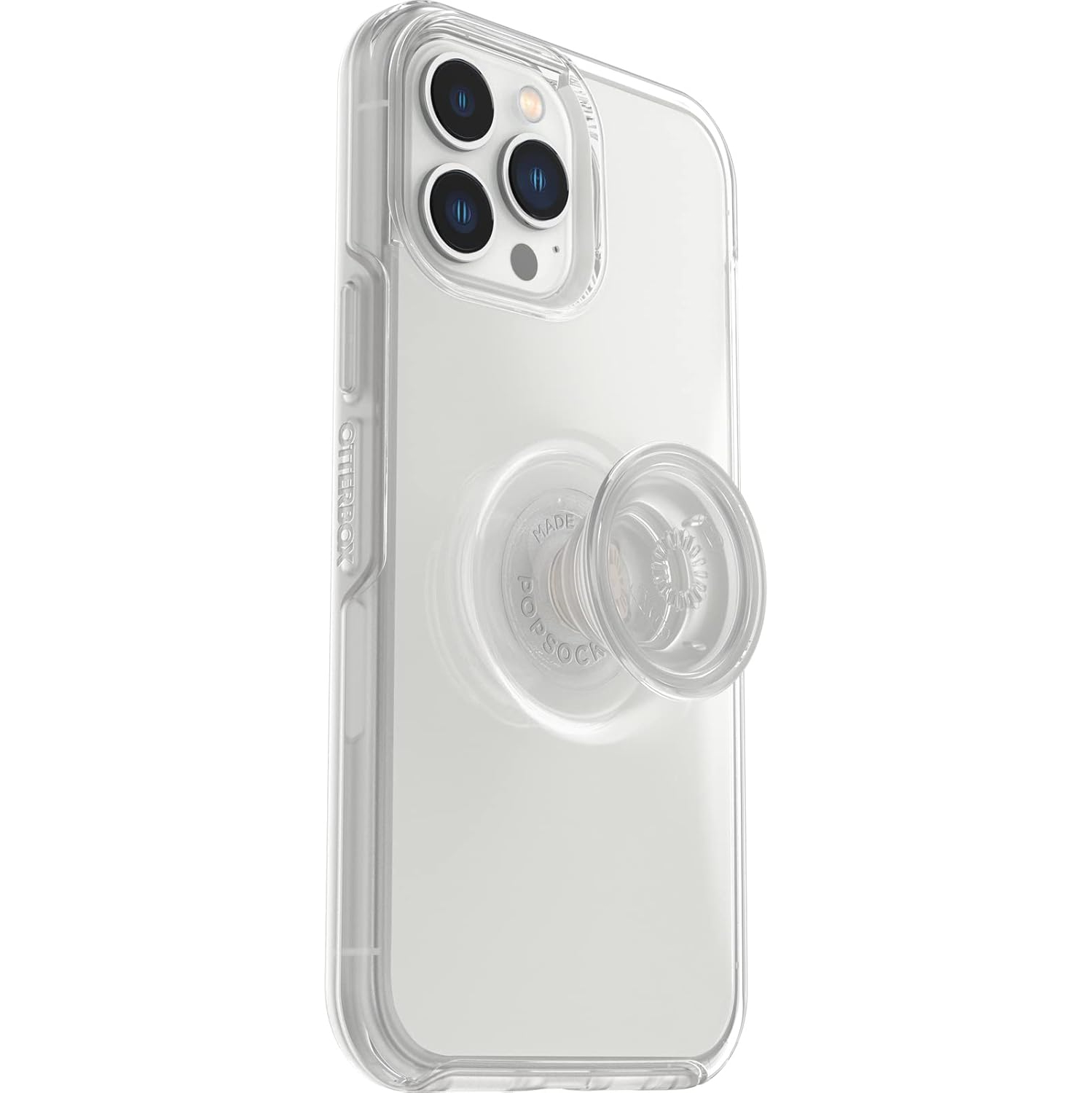 iPhone 12 Pro Max Otter + Pop Symmetry Series Case - Stardust, Integrated PopSockets PopGrip, Slim, Pocket-Friendly, Raised Edges Protect Camera
