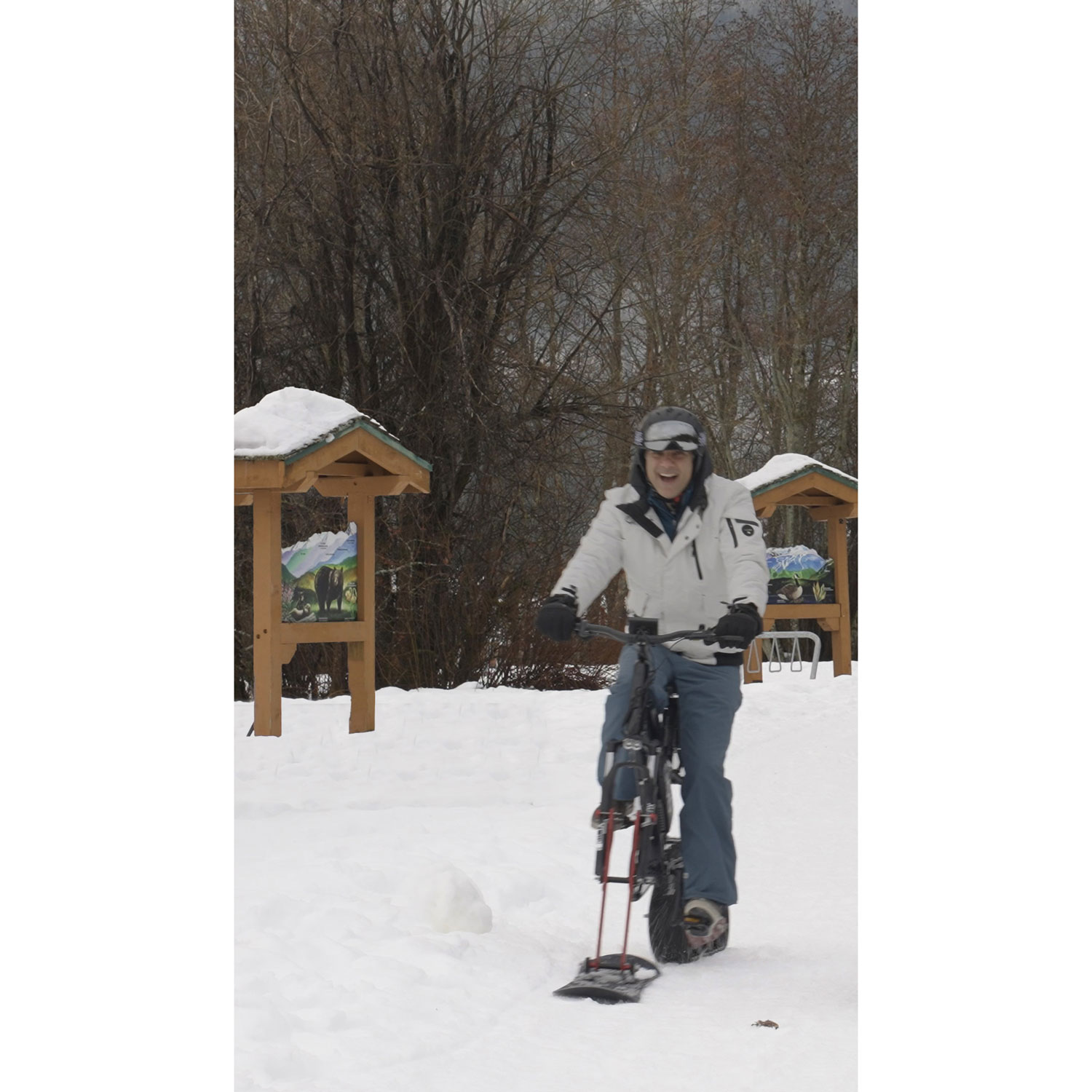 Vélo de neige électrique repliable Flex d'Envo - Noir