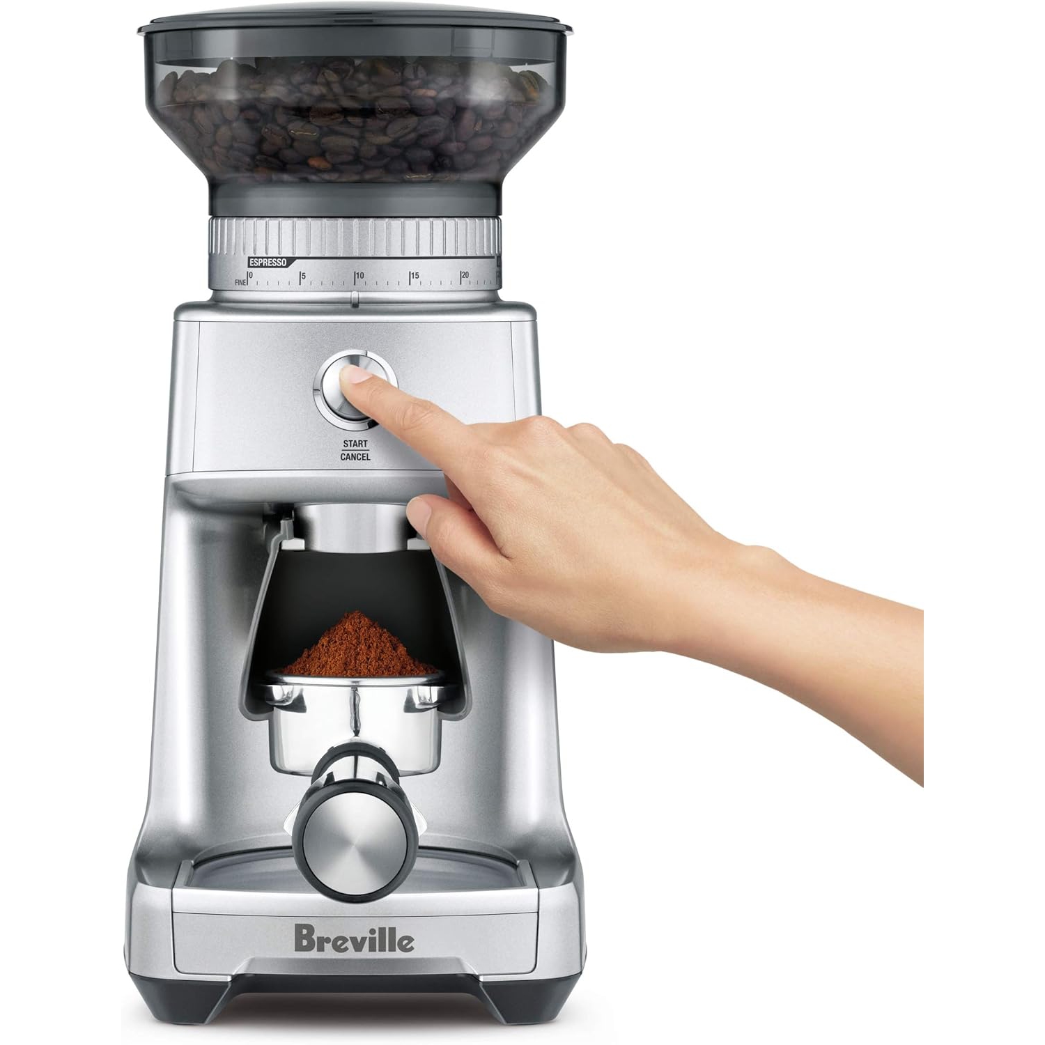 Breville BCG400SIL the Dose Control Coffee-Grinder, stainless steel