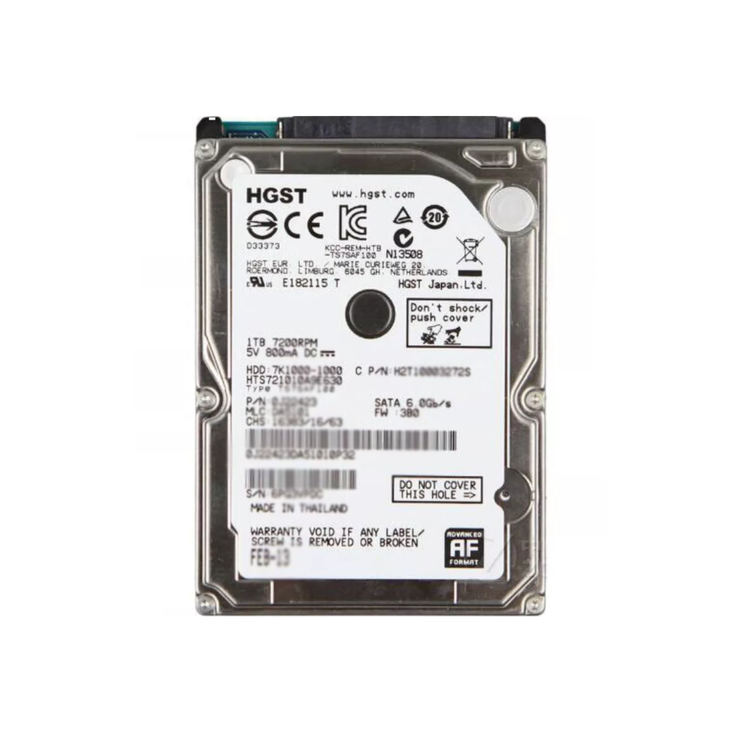 Refurbished (Good) HDD Hard Drive For PS4 PS3 1TB 7200PRM 32MB SATA 6Gb/s 2.5" SATA3 JAGUAR-C