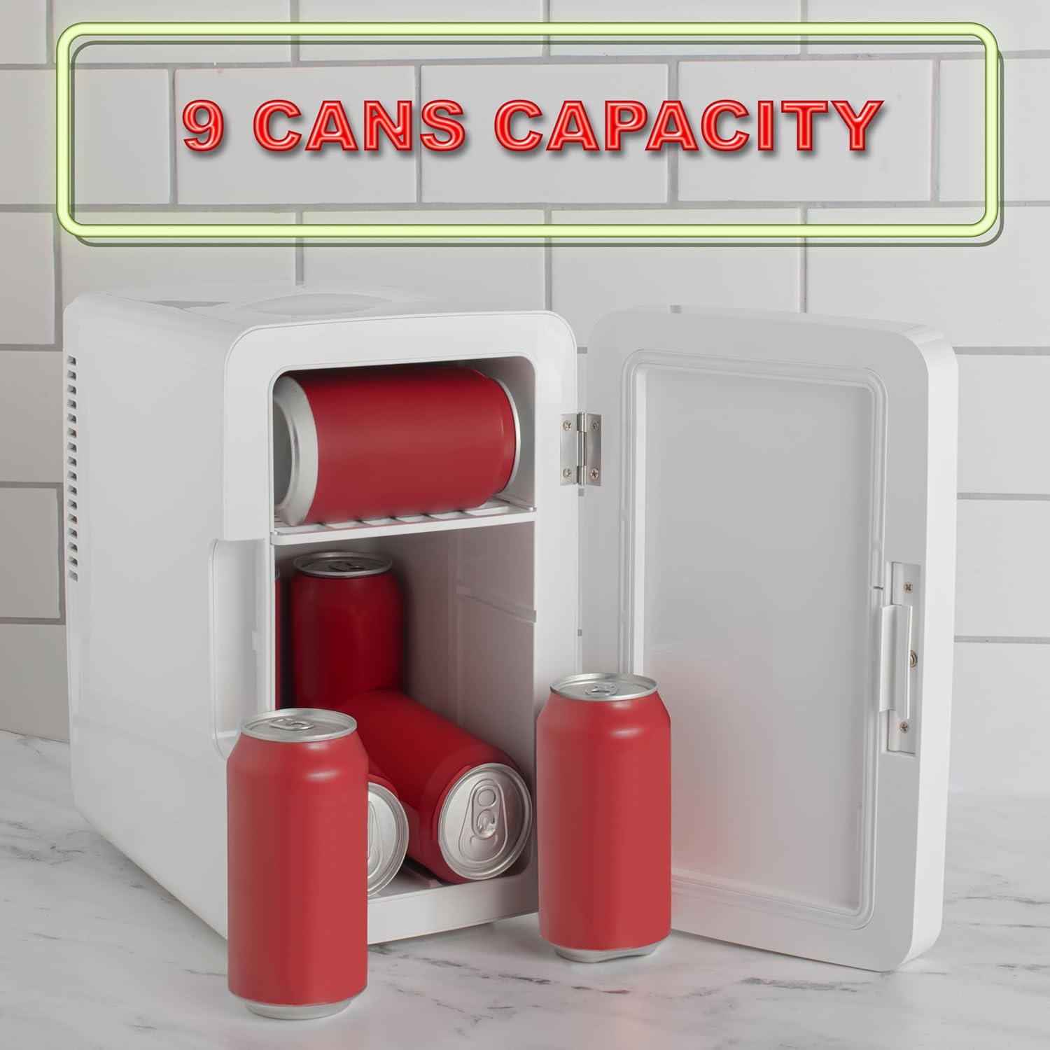 Réfrigérateur à 6,5 mini-miroir lumineux FR690 de Memorex