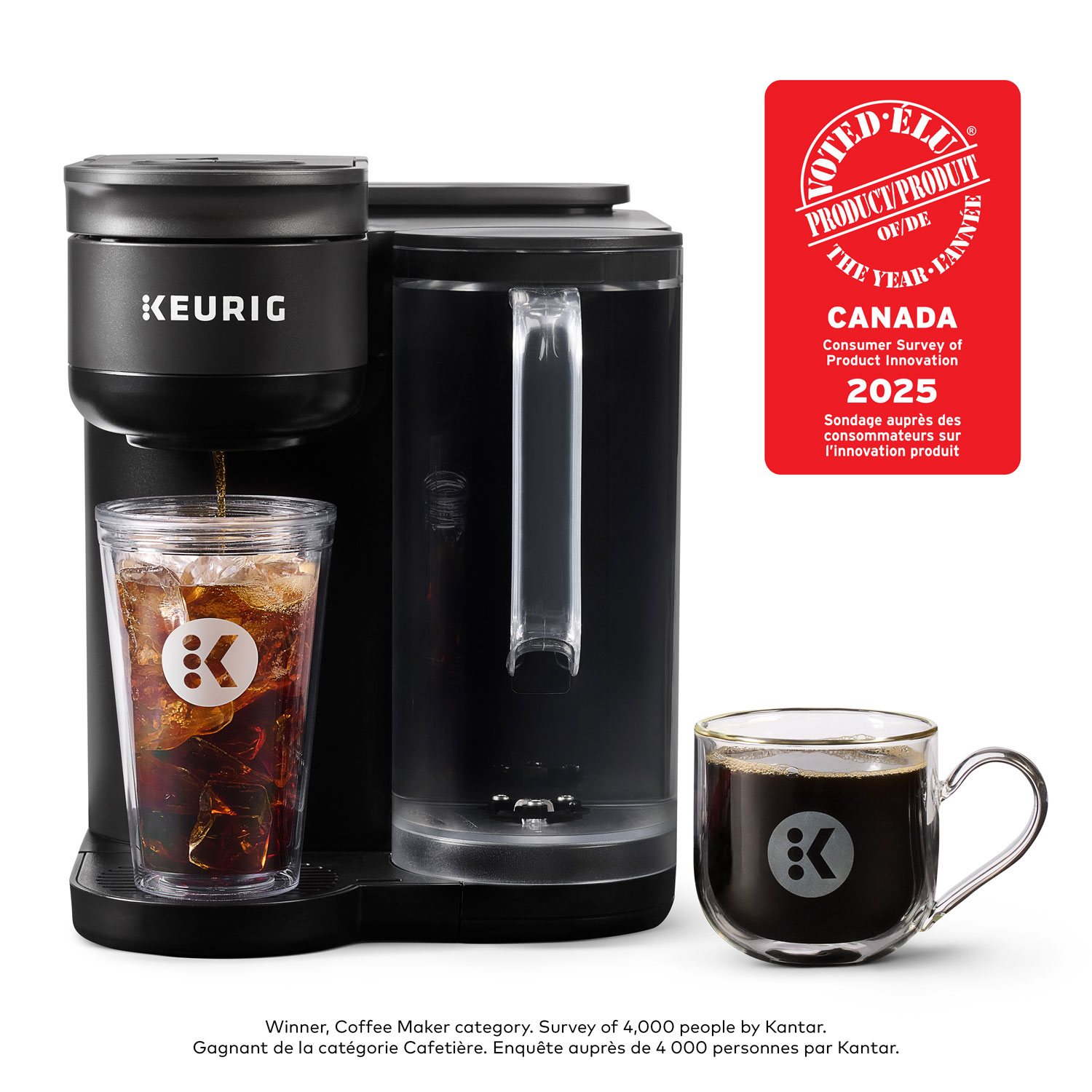 Keurig K-Brew+Chill Single Serve Coffee Maker - Black