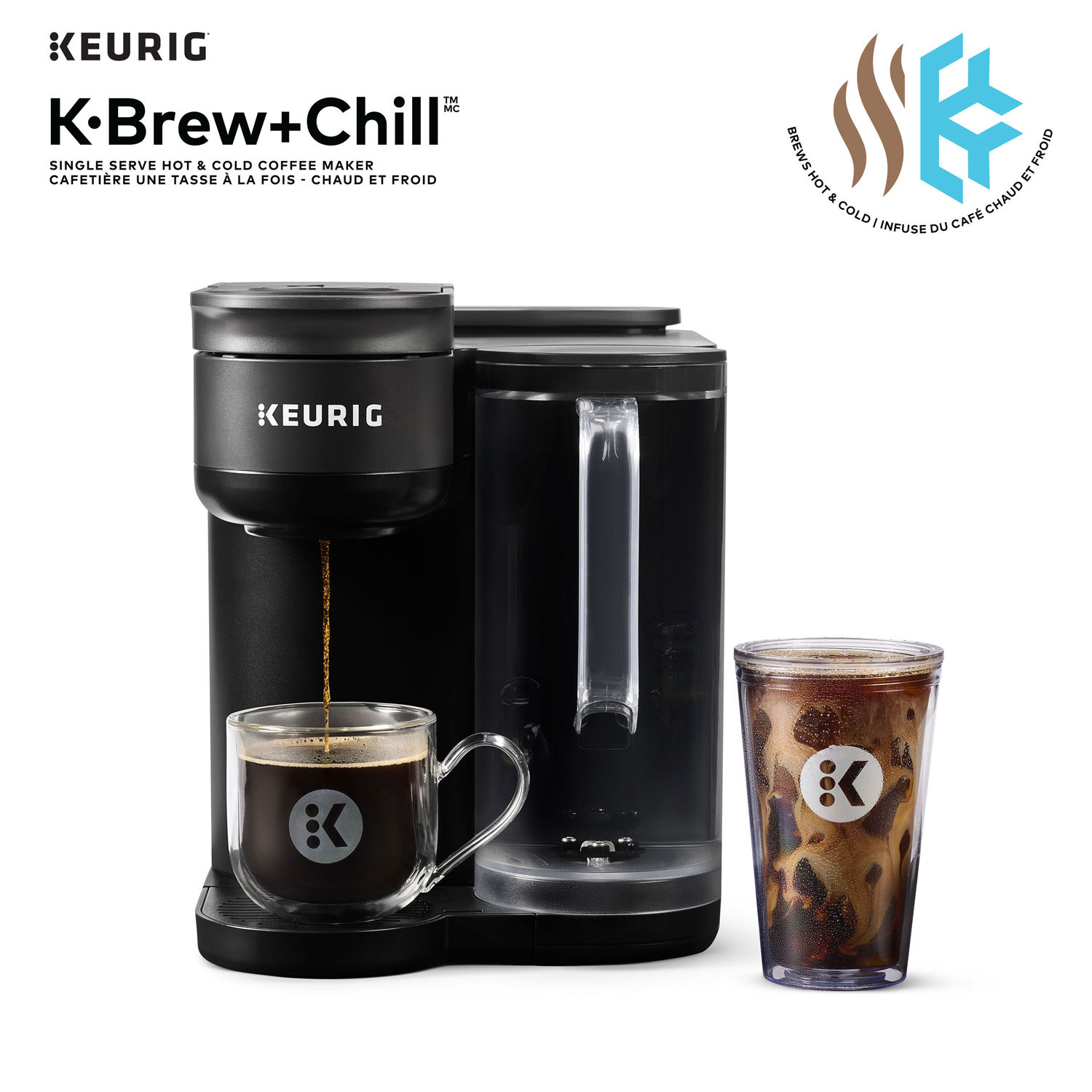 Keurig K-Brew+Chill Single Serve Coffee Maker - Black