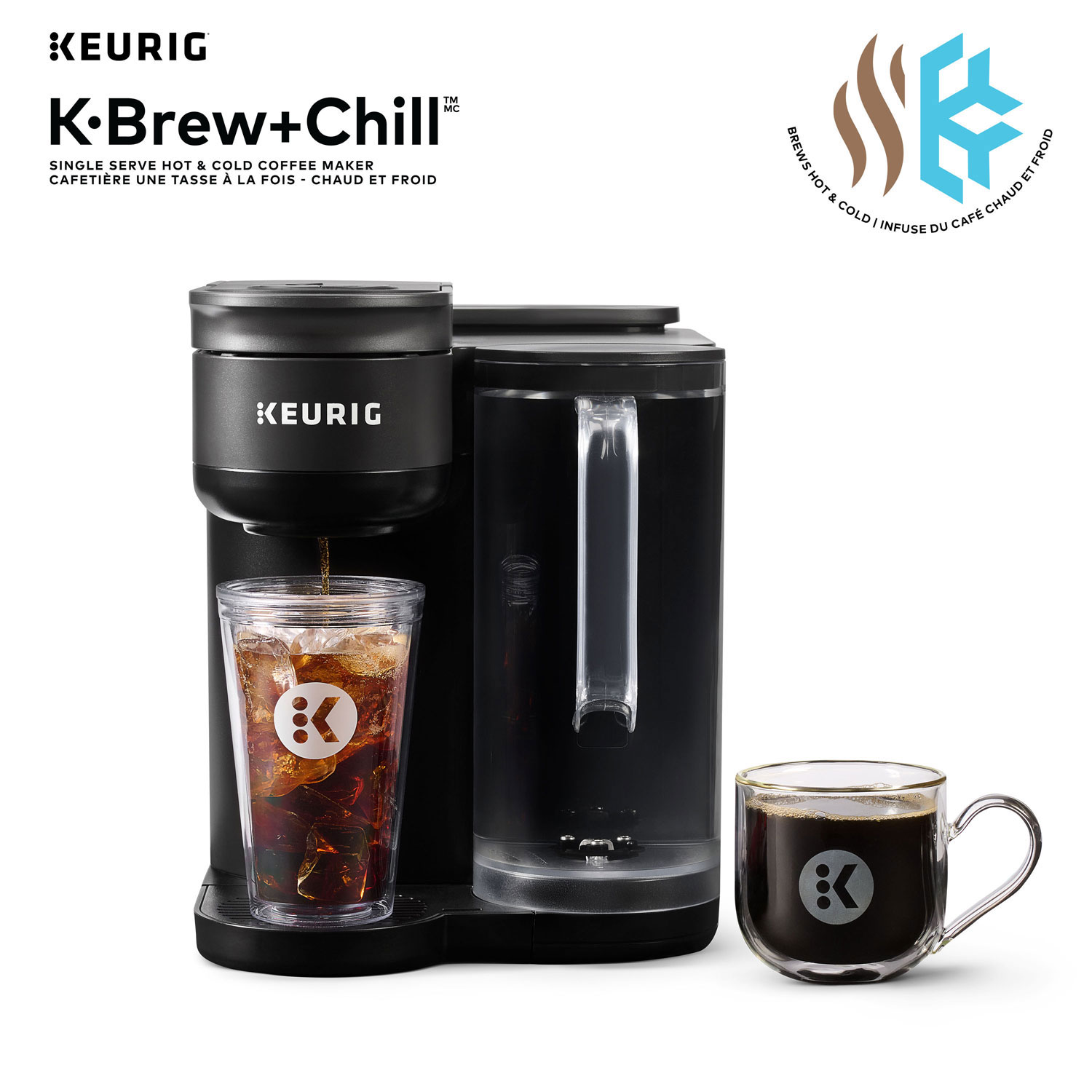 Keurig K-Brew+Chill Single Serve Coffee Maker - Black