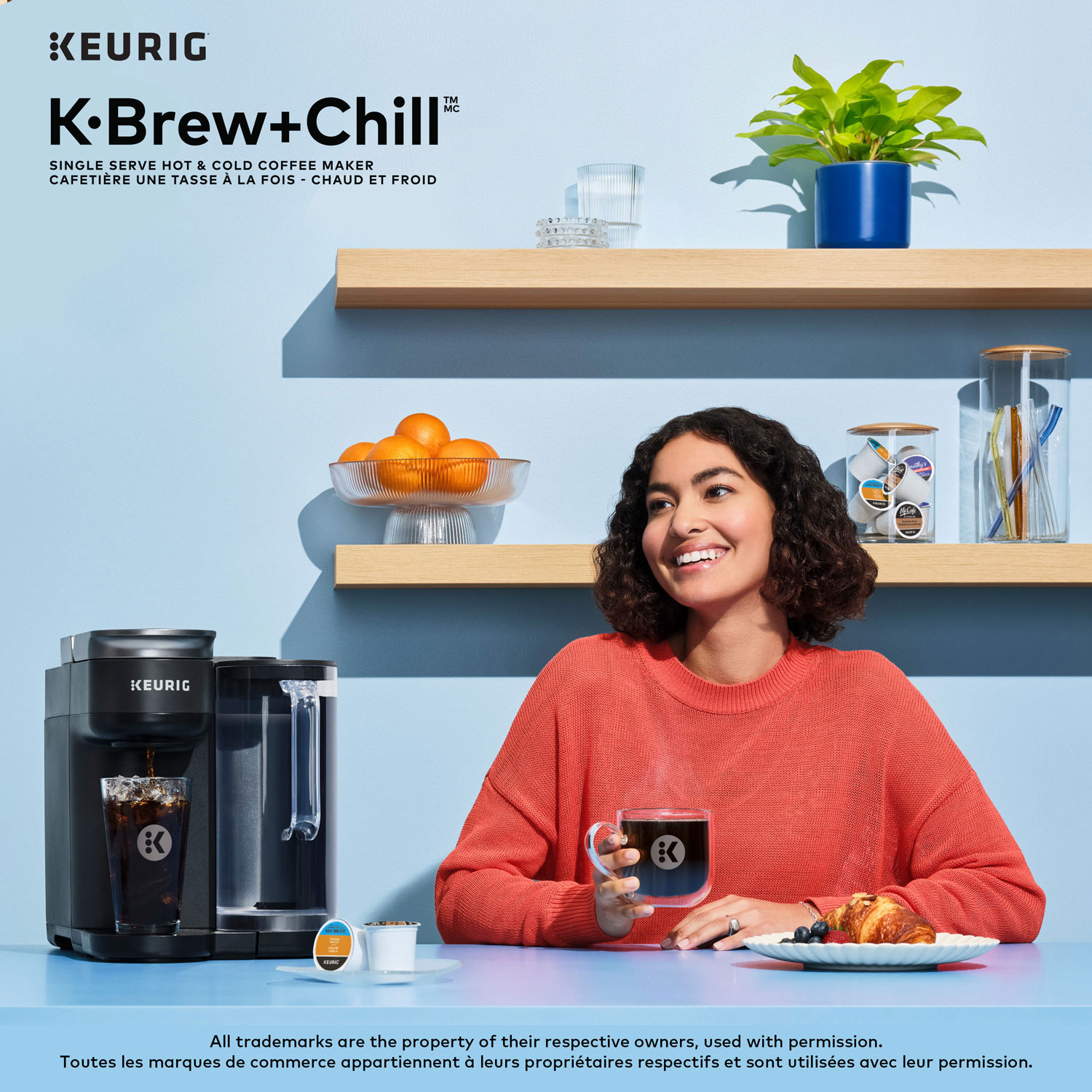 Keurig K-Brew+Chill Single Serve Coffee Maker - Black