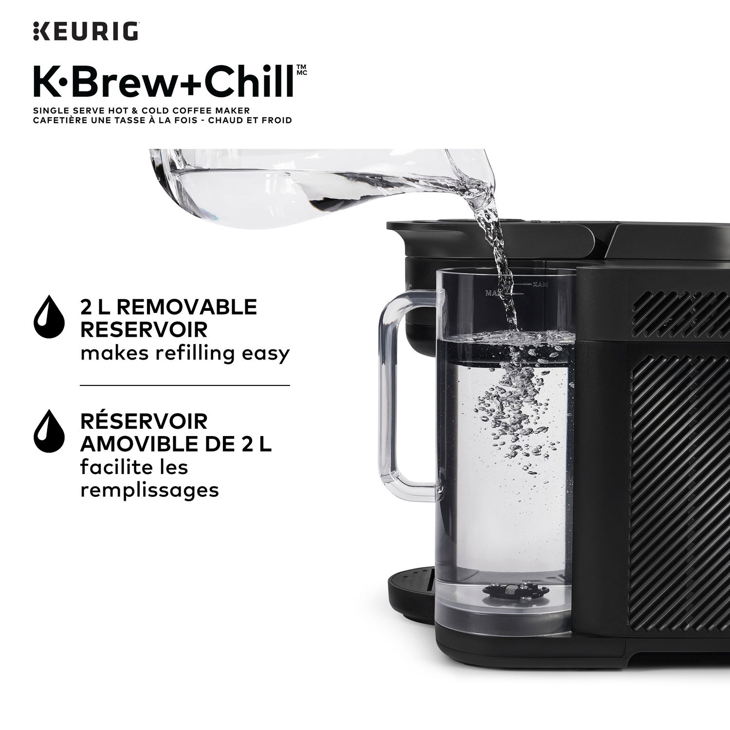 Keurig K-Brew+Chill Single Serve Coffee Maker - Black