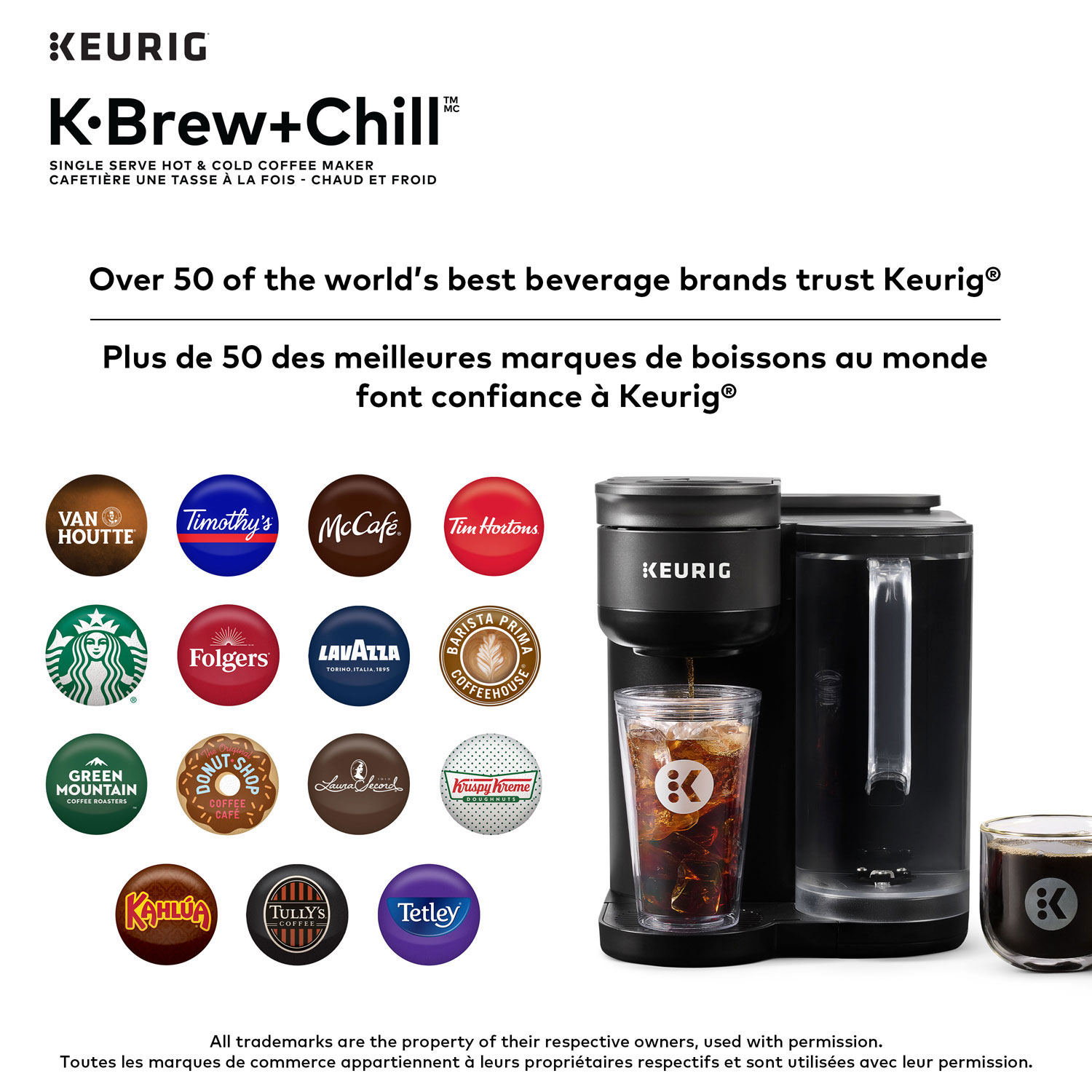 Keurig K-Brew+Chill Single Serve Coffee Maker - Black