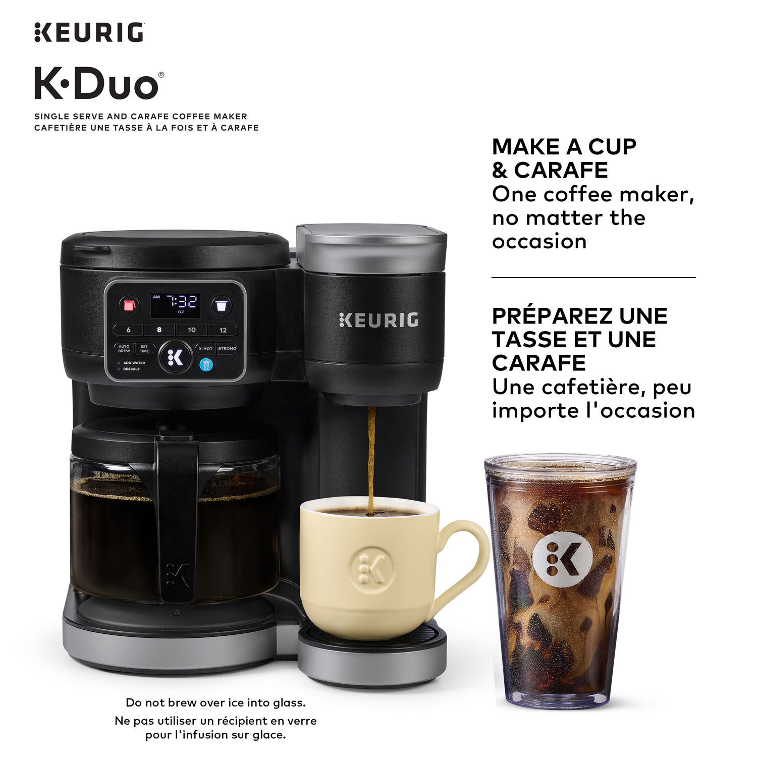 Keurig K-Duo Single Serve & Carafe Coffee Maker - Black