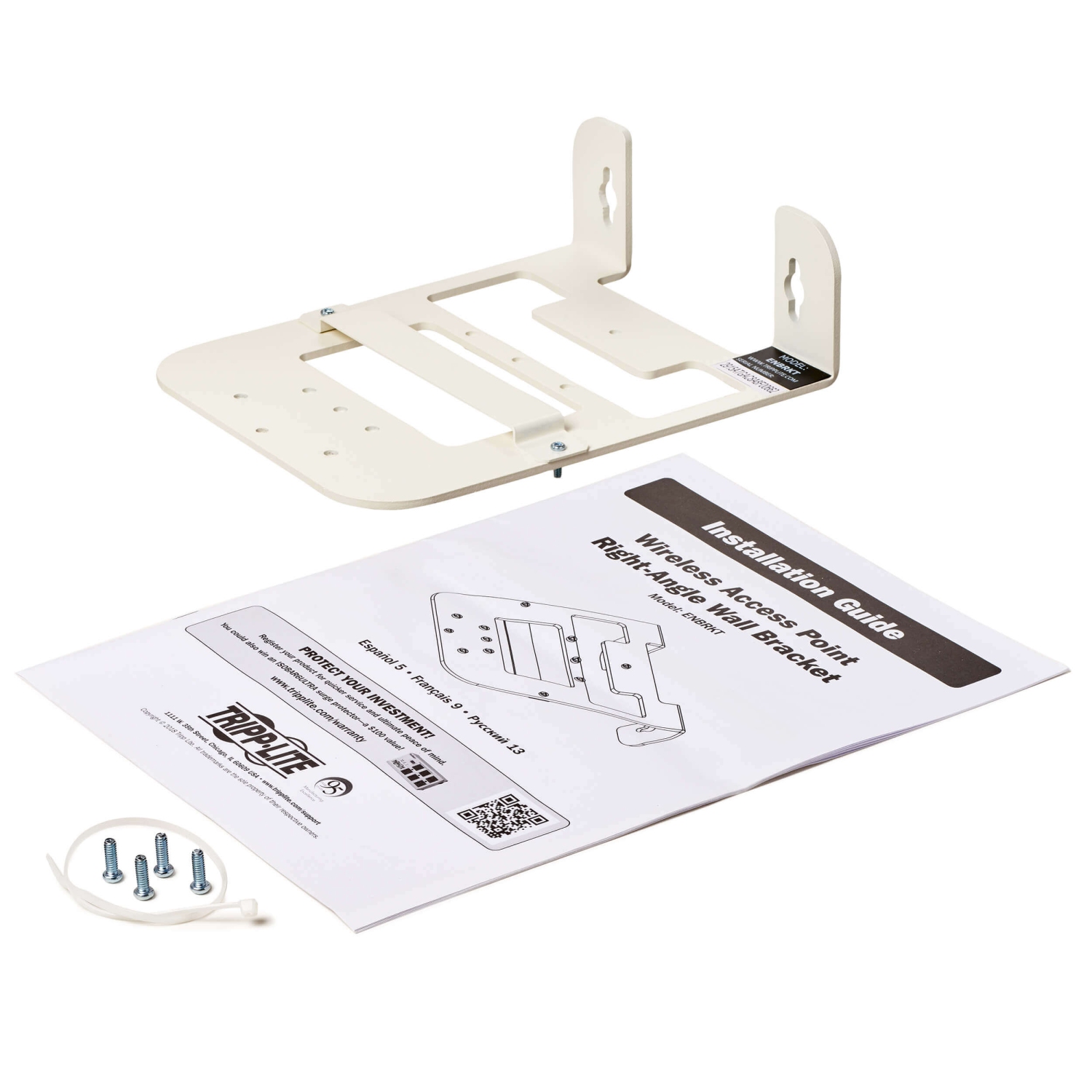 Tripp Lite Universal Wall Bracket for Wireless Access Point - White