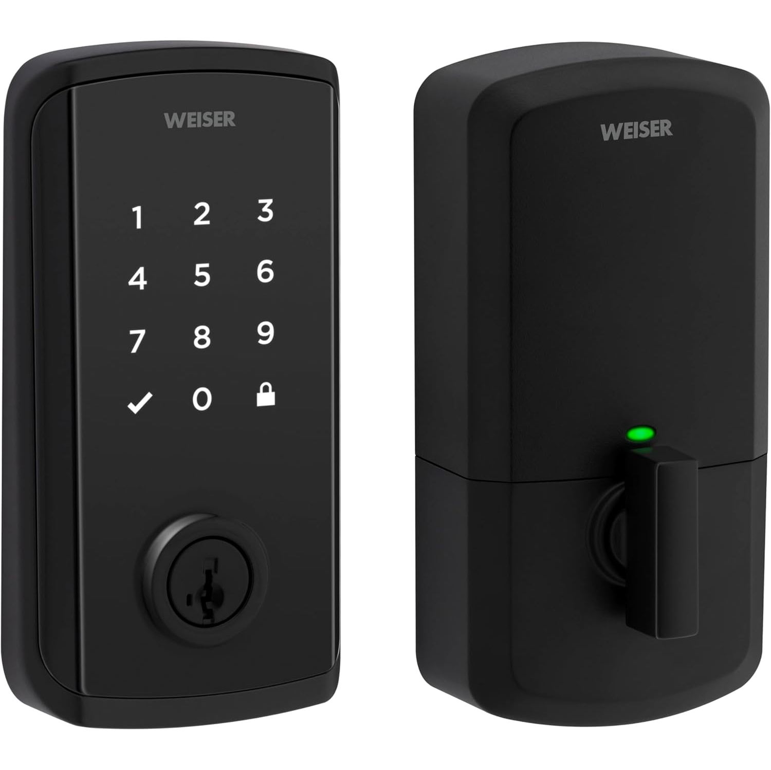 Weiser Halo Select Touchscreen Wi-Fi and Matter Enabled Smart Lock - Matte Black