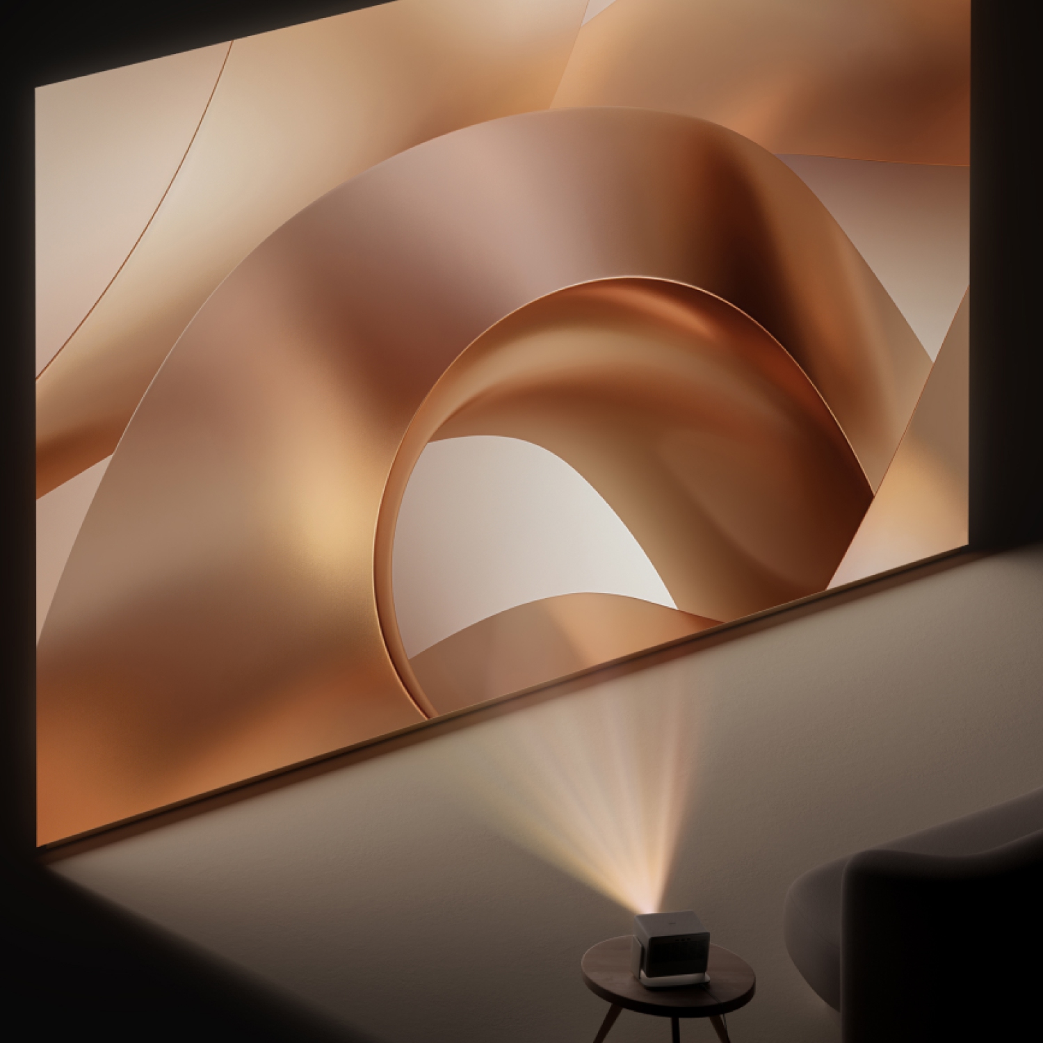 Projecteur de cinéma maison UHD 4K HORIZON S Max de XGIMI pour films/jeux, téléphone intelligent, taille d'écran jusqu'à 200&nbsp;po, projecteur avec