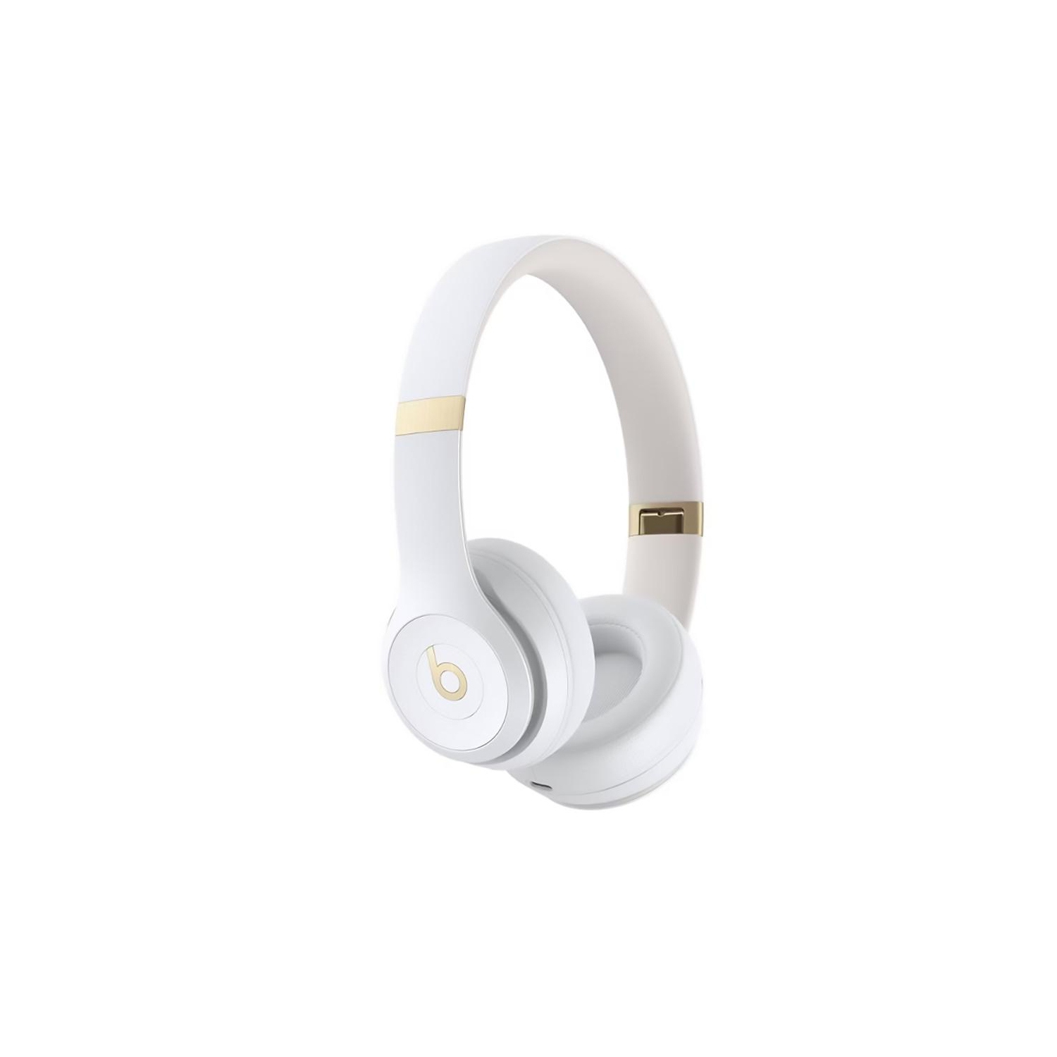 Open Box - Beats By Dr. Dre Solo 4 On-Ear Sound Isolating Bluetooth Headphones - Warm White
