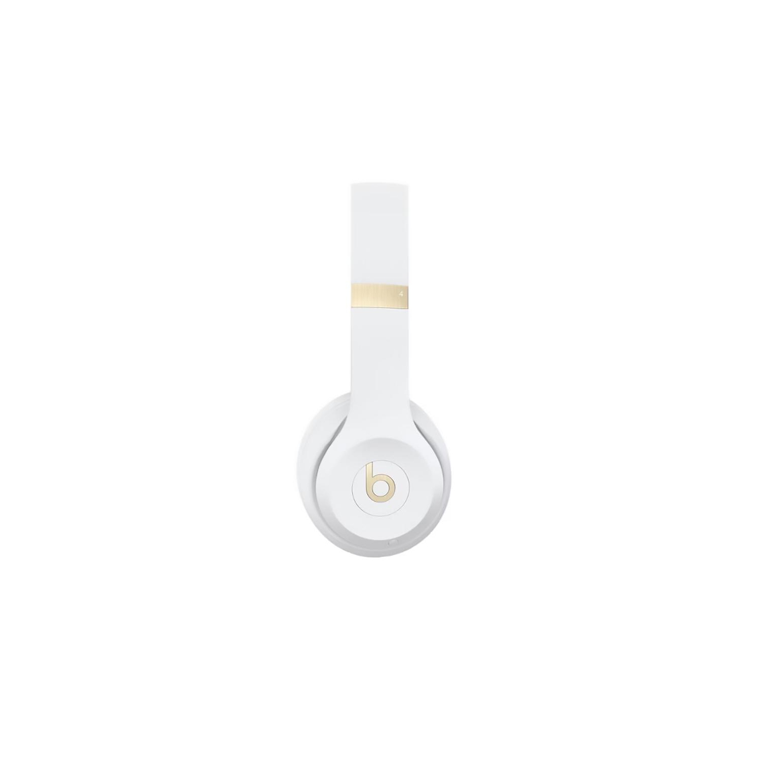 Open Box - Beats By Dr. Dre Solo 4 On-Ear Sound Isolating Bluetooth Headphones - Warm White