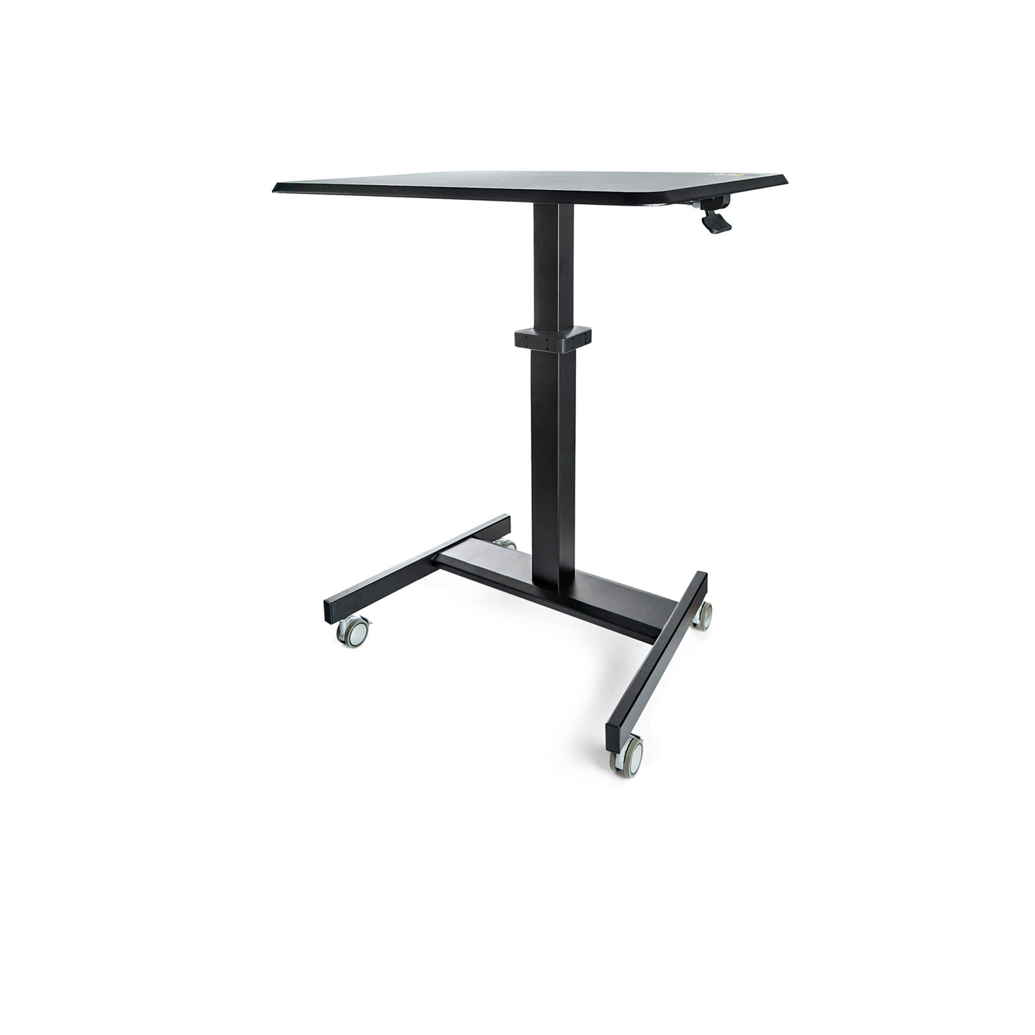 Boîte ouverte - Bureau mobile assis-debout ergonomique à roulettes avec hauteur réglable de Startech