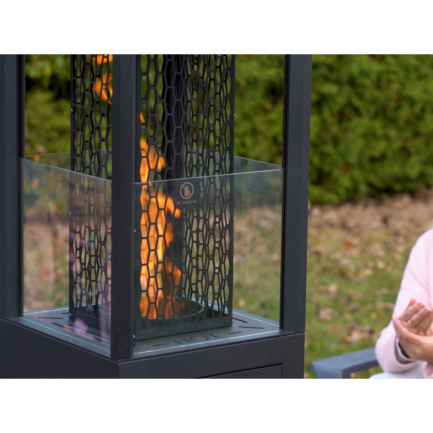 Chaufferette de patio à granules de bois avec ventilateur d'EnerG+ pour l'extérieur