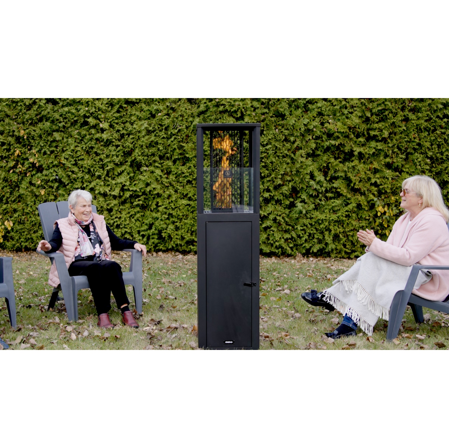 Chaufferette de patio à granules de bois avec ventilateur d'EnerG+ pour l'extérieur