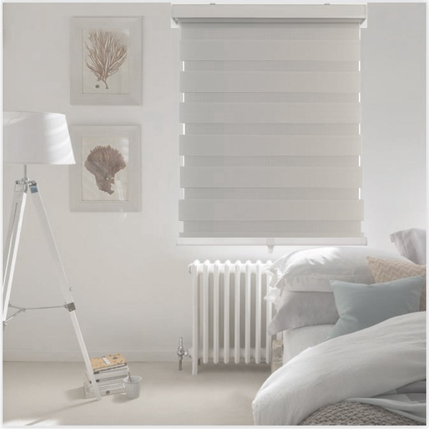 ITY Olivia Stone - 46" X 84" Alternate Blinds Window Shade Cordless Grey