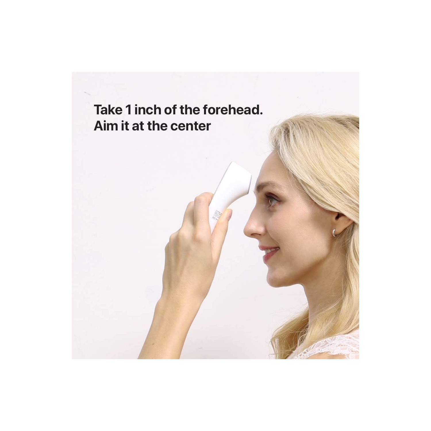 iHealth Non-Contact Infrared Forehead Thermometer - Digital Thermometer for Adults, Kids, and Babies with 3 Ultra-Sensitive Sensors