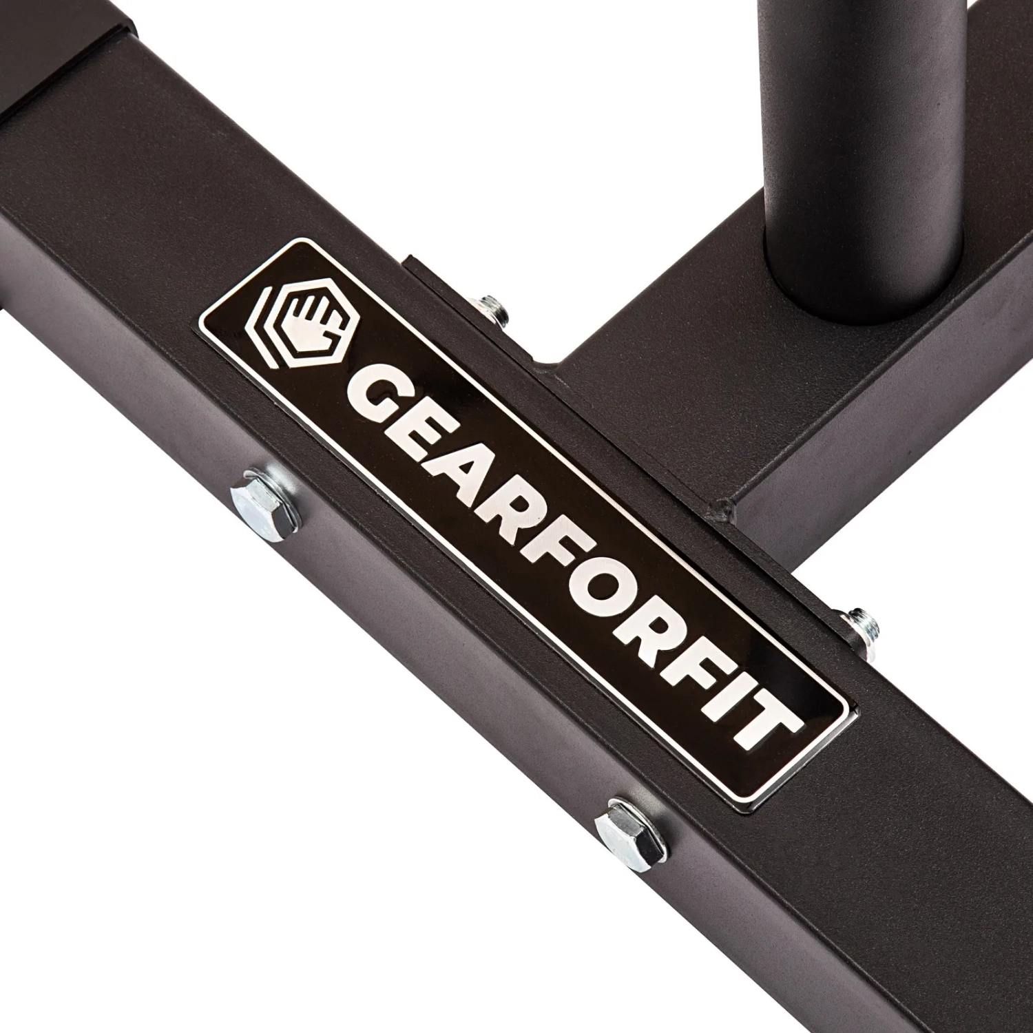 Support de plaque olympique Gearforfit - Organisateur de rangement robuste pour disques