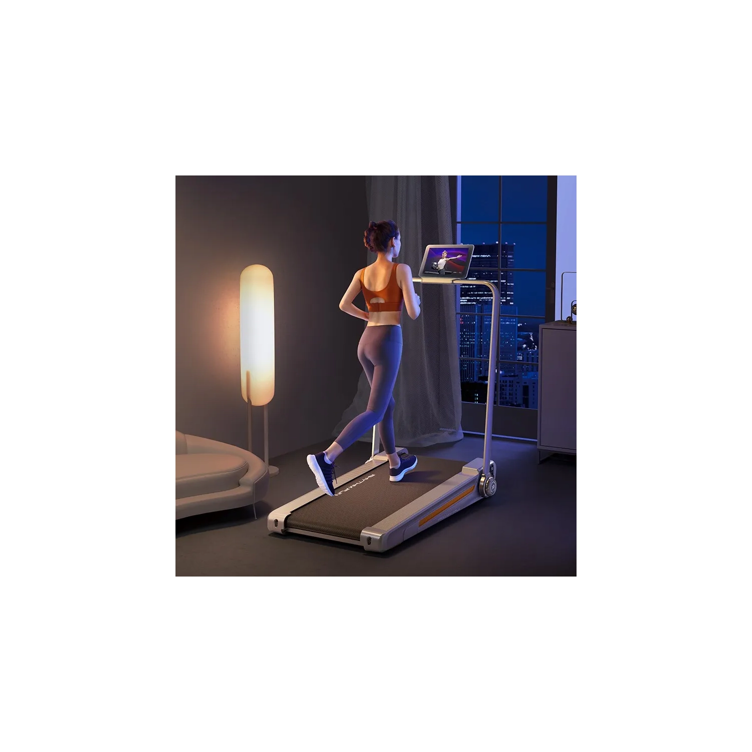 Gearforfit YPQO Mini-Walk Foldable Treadmill - Compact, Quiet, and Adjustable