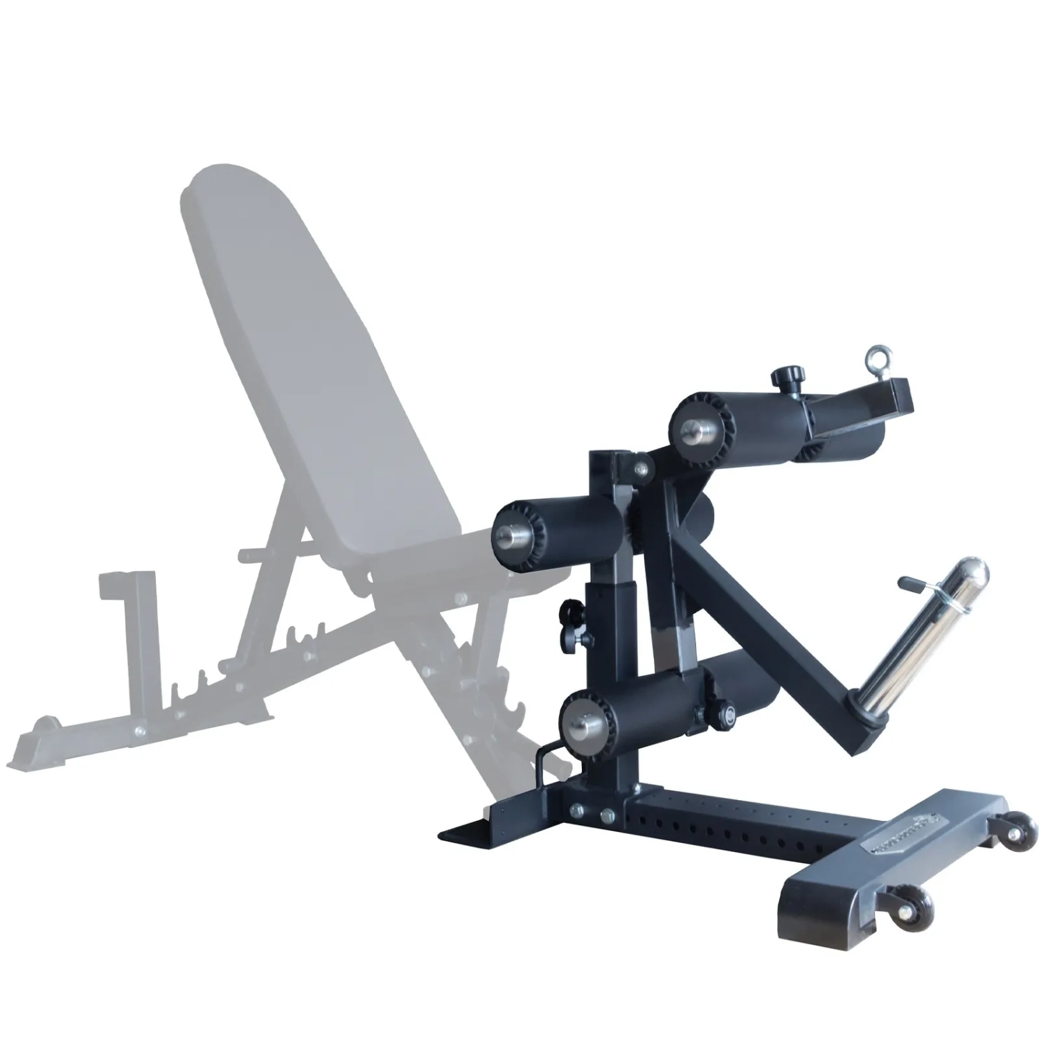 Fixation autoportante pour flexions des jambes GFF avec plaque de poids compatible