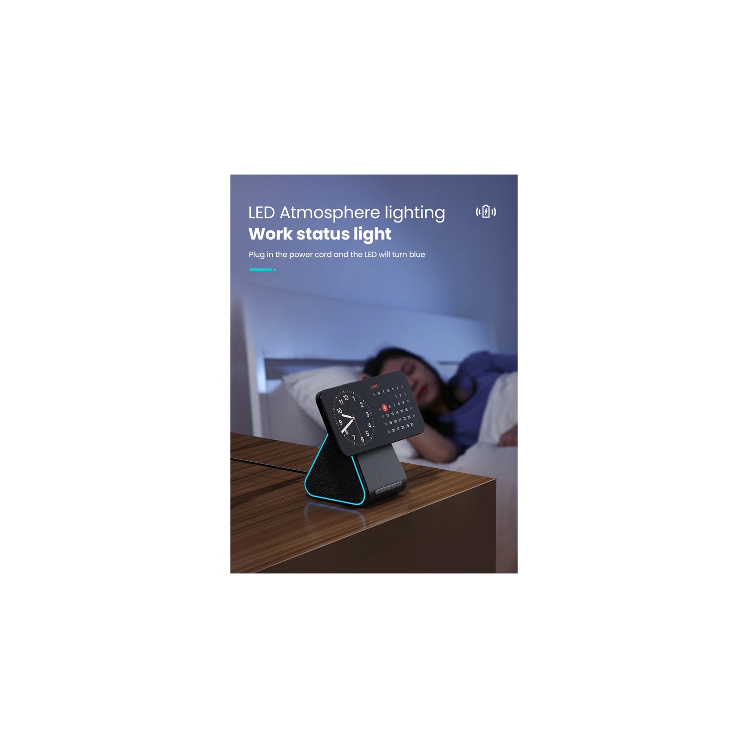 2 in 1 Bluetooth Speaker Wireless Charging Station for IPhone, Strong Magnetic Wireless Charger for iPhone 16/15/14/13/12 Gift