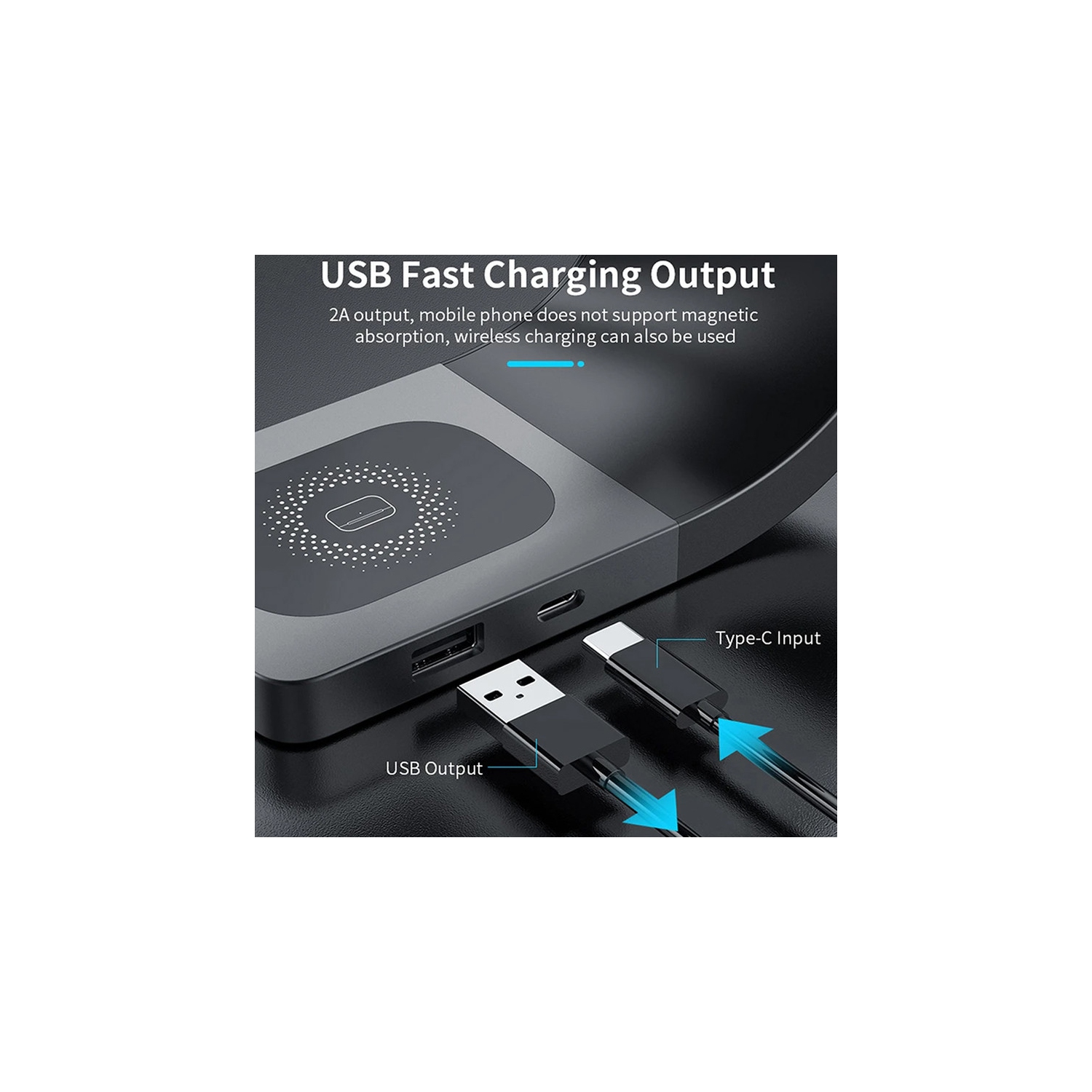 Station de chargement sans fil 3-en-1 avec MagSafe - Recharge rapide pour Apple Watch, base de chargement stable pour iPhone 15/14/13/12 Pro