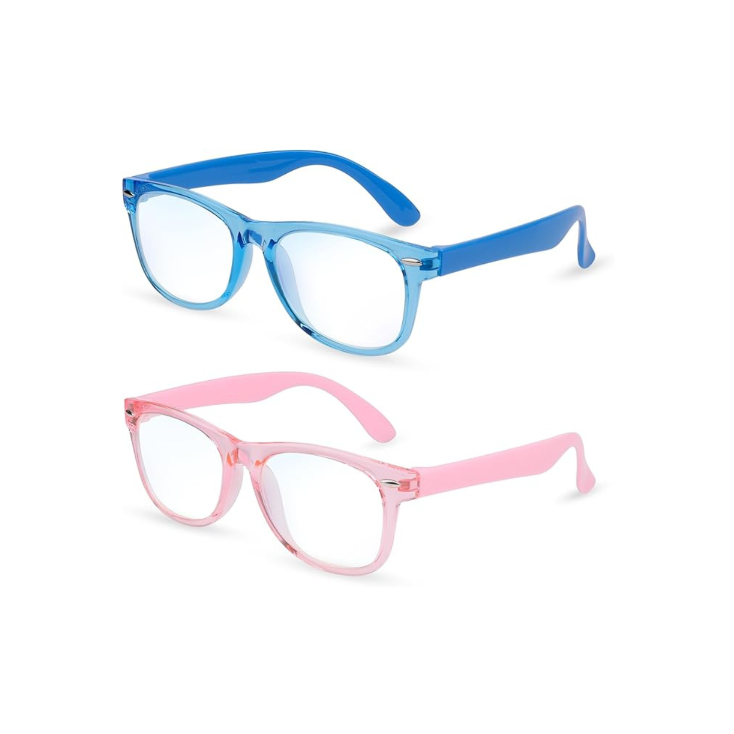Kids Anti Blue Light Glasses, Blocking Harmful Blue Light Emitted by TV, Electronic Screens, Boys Girls Age for 3-12