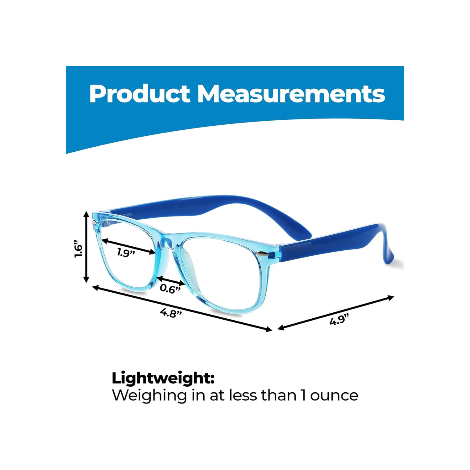 Ava & Ethan Blue Light Glasses for Kids, Blue Light Blocking for Computer/Gaming